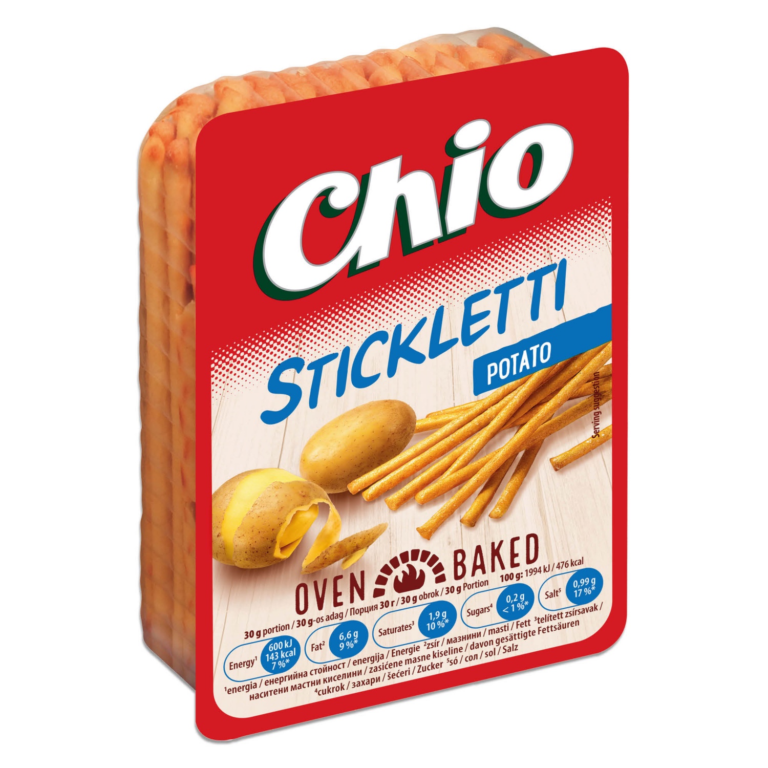 CHIO Stickletti, burgonyás, 80 g