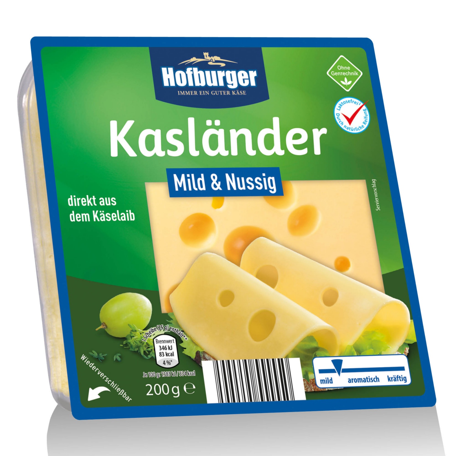 Kasländer szel.sajt 200g, mild
