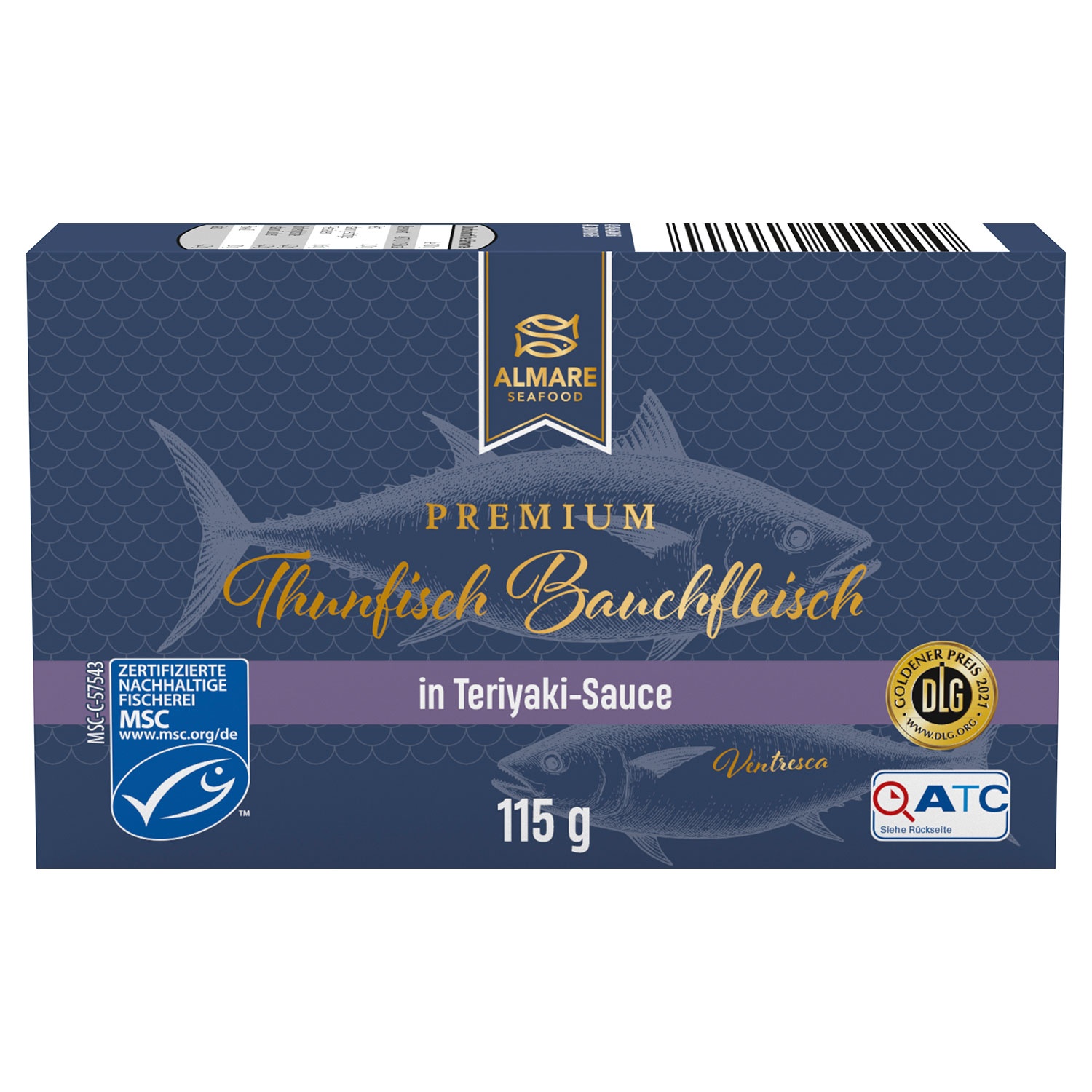 ALMARE Premium-Thunfisch-Bauchfleisch 115 g