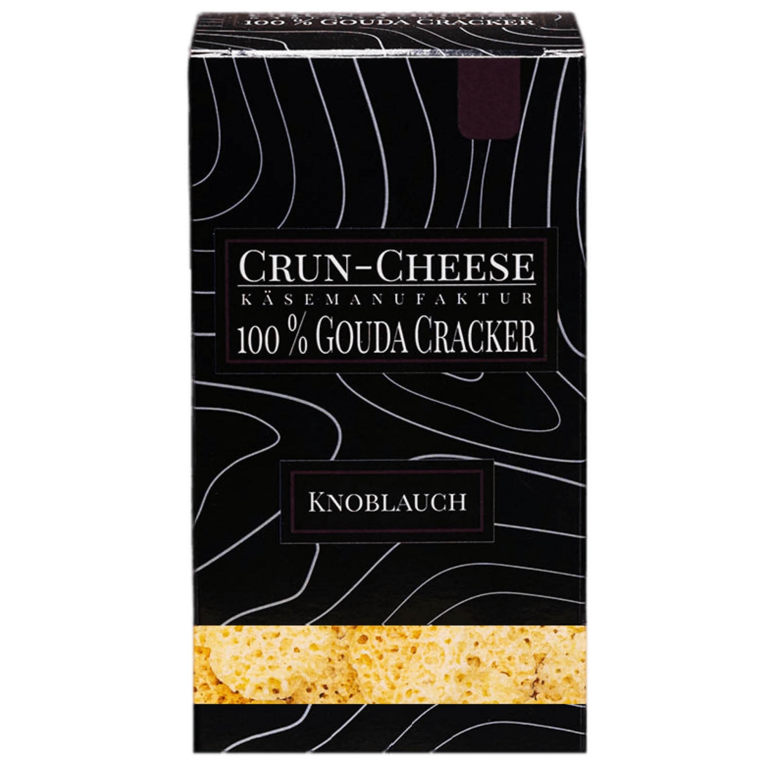CRUN CHEESE Käse Cracker, Knoblauch
