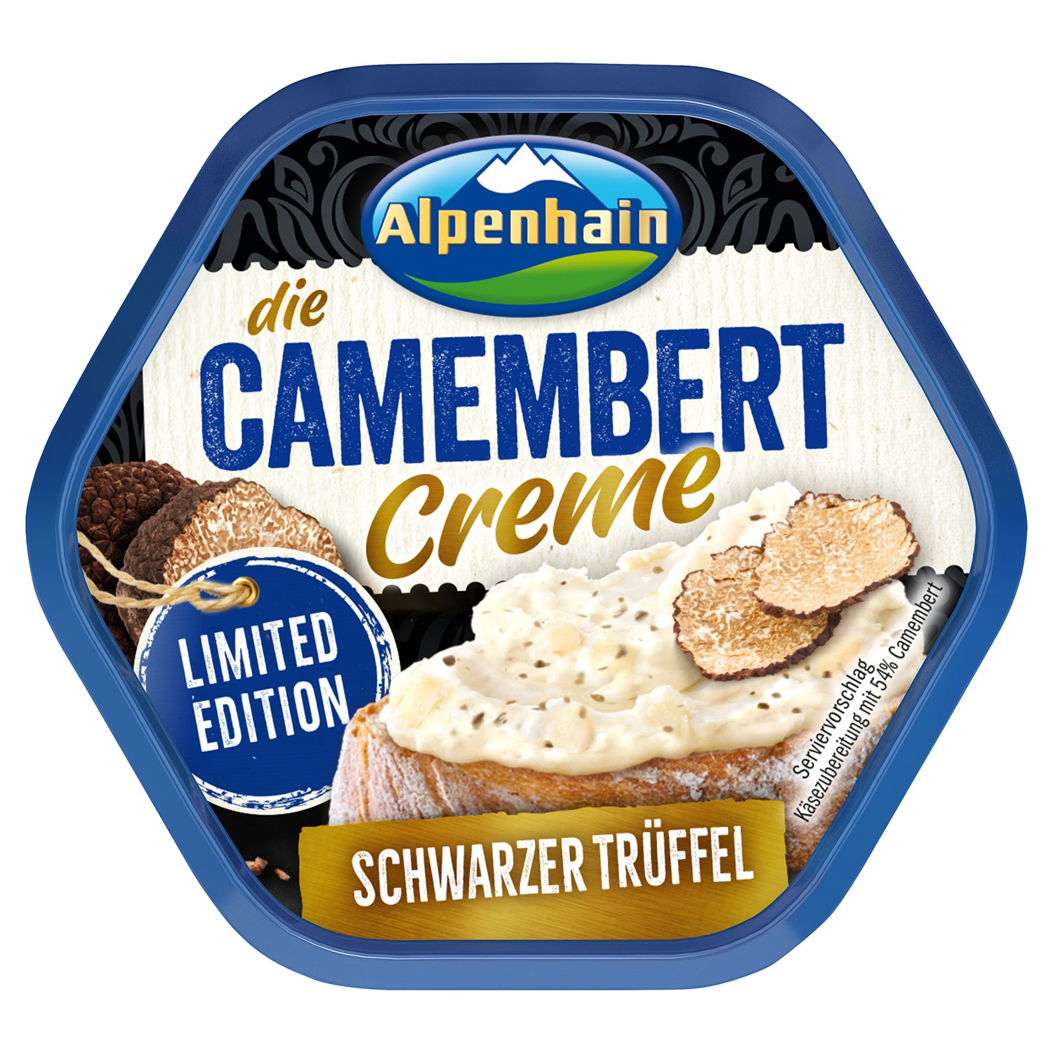 ALPENHAIN Camembert-Creme Schwarzer Trüffel 125 g