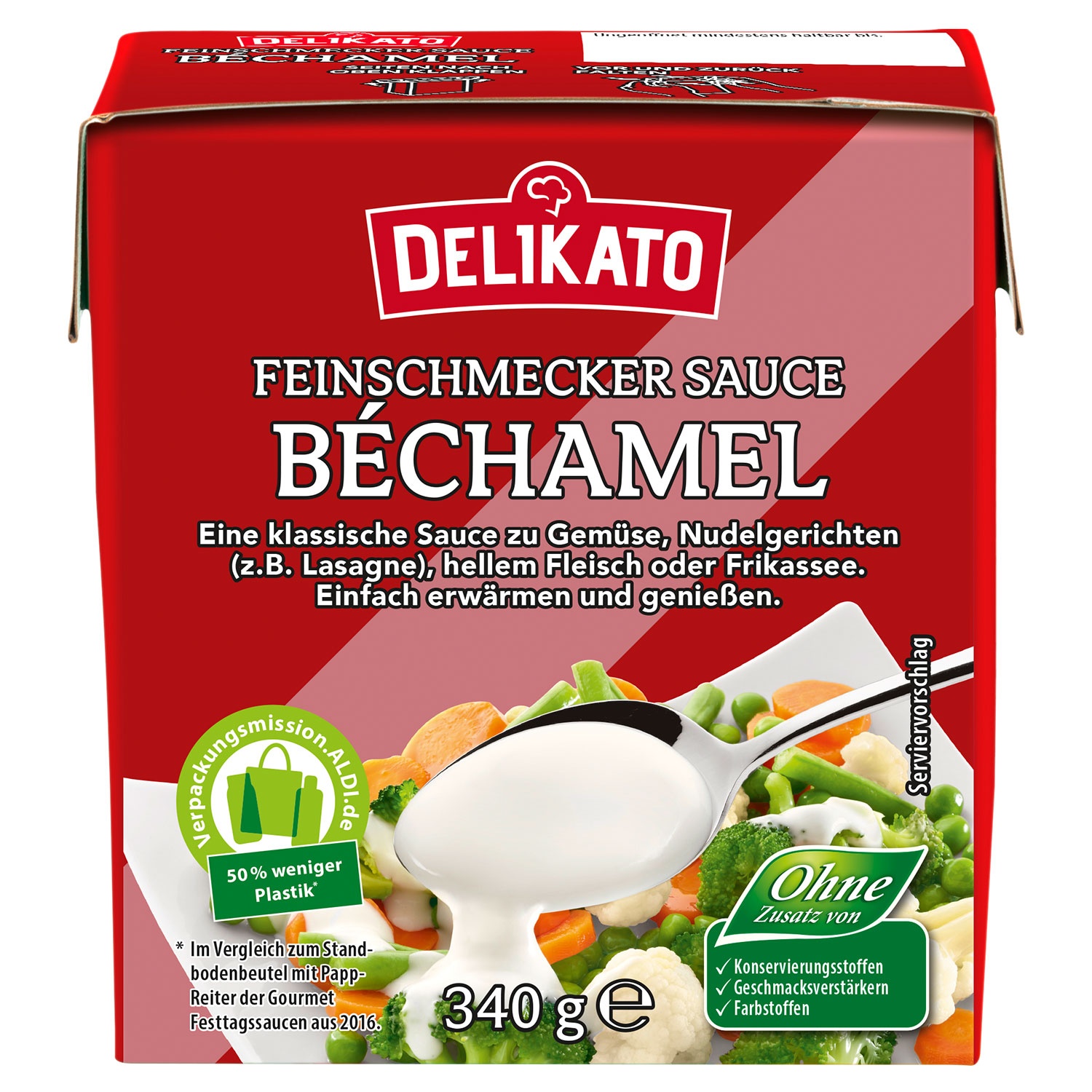 DELIKATO Feinschmecker Sauce 300 ml, Bechamel