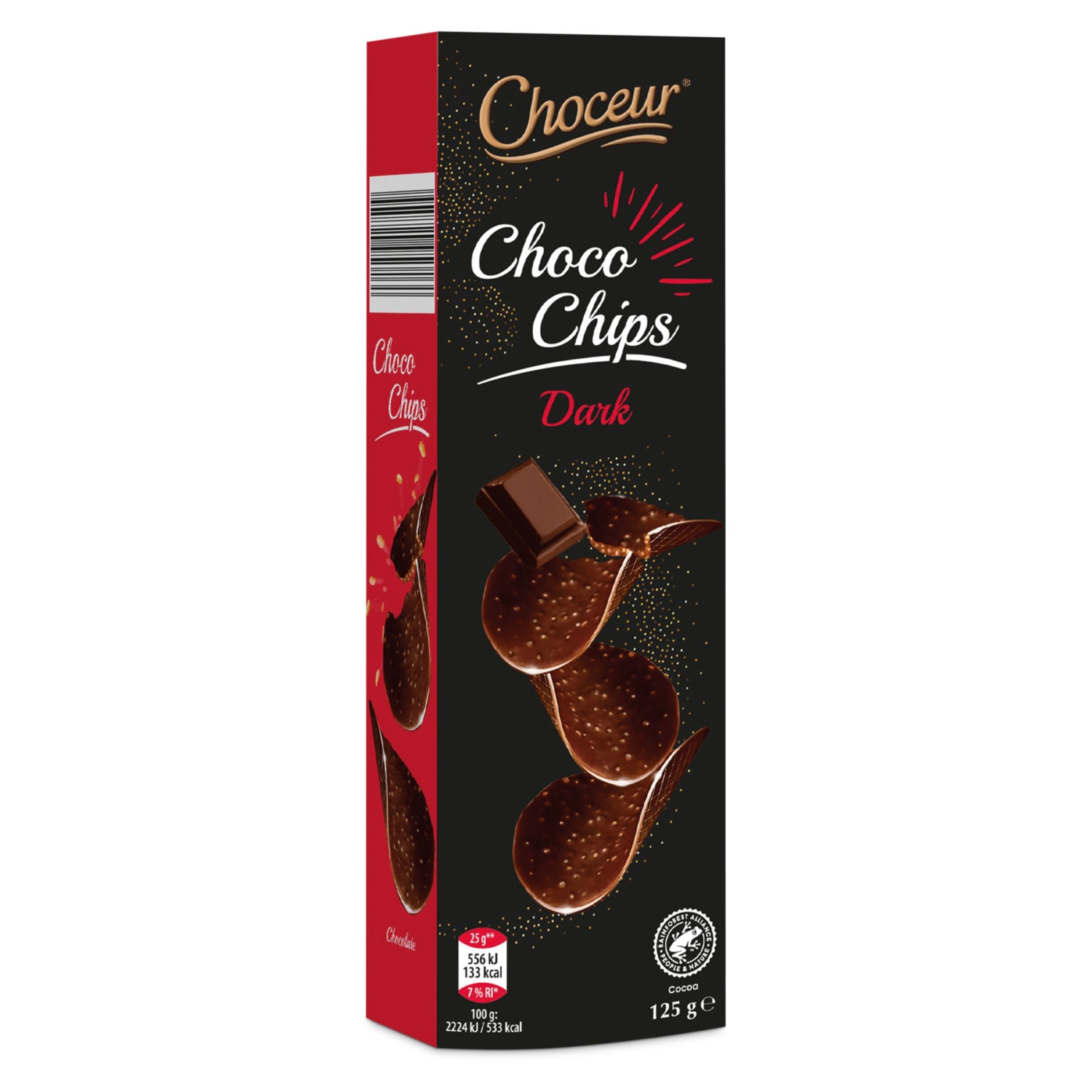 CHOCEUR Schokoc Chips, Zartbitter