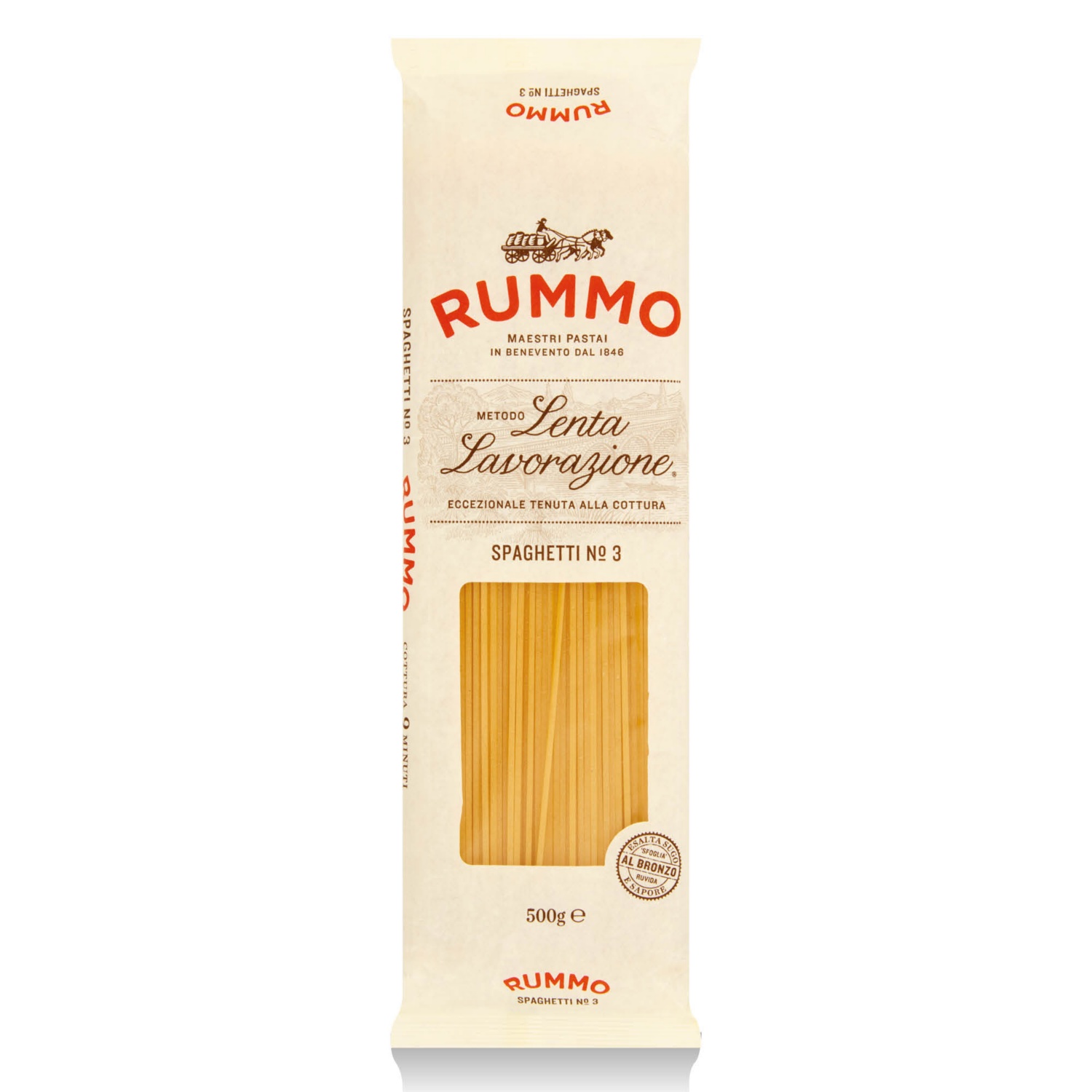 RUMMO Durum száraztészta 500 g, Spaghetti