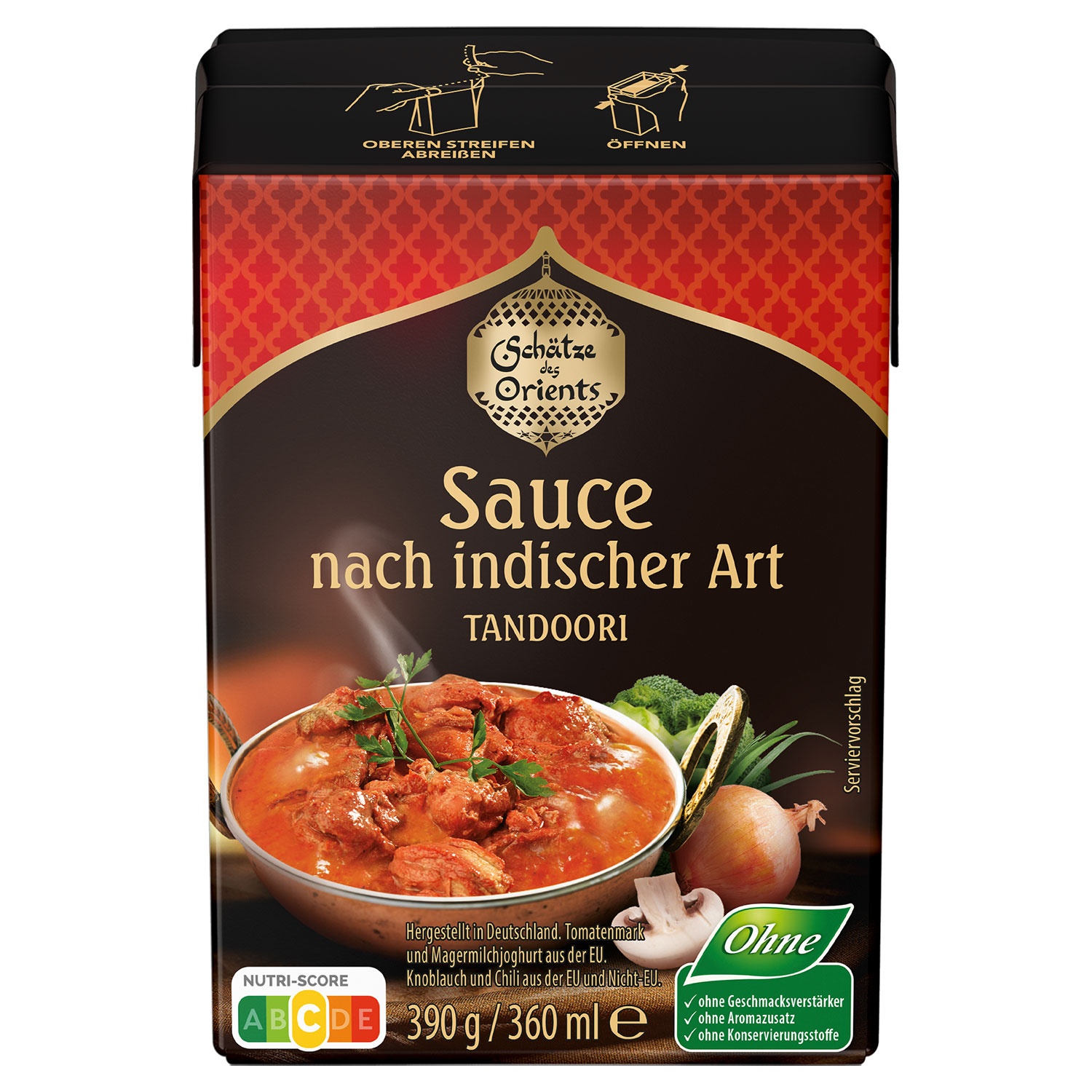SCHÄTZE DES ORIENTS Sauce nach indischer Art 390 g