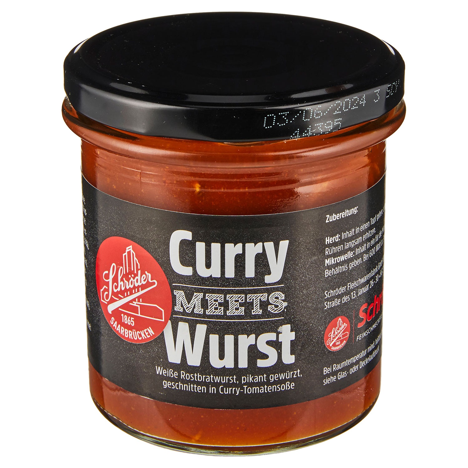 SCHRÖDER Currywurst im Glas