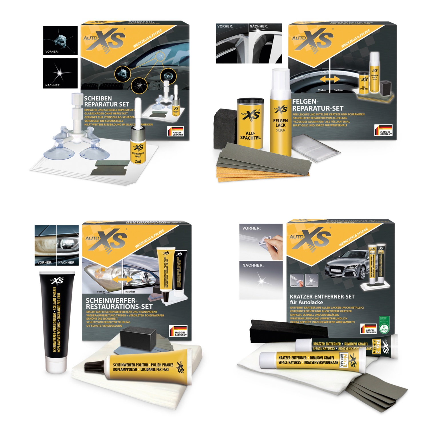 ZARUX Premium-Set zum Entfernen von Autokratzern, Autokratzer