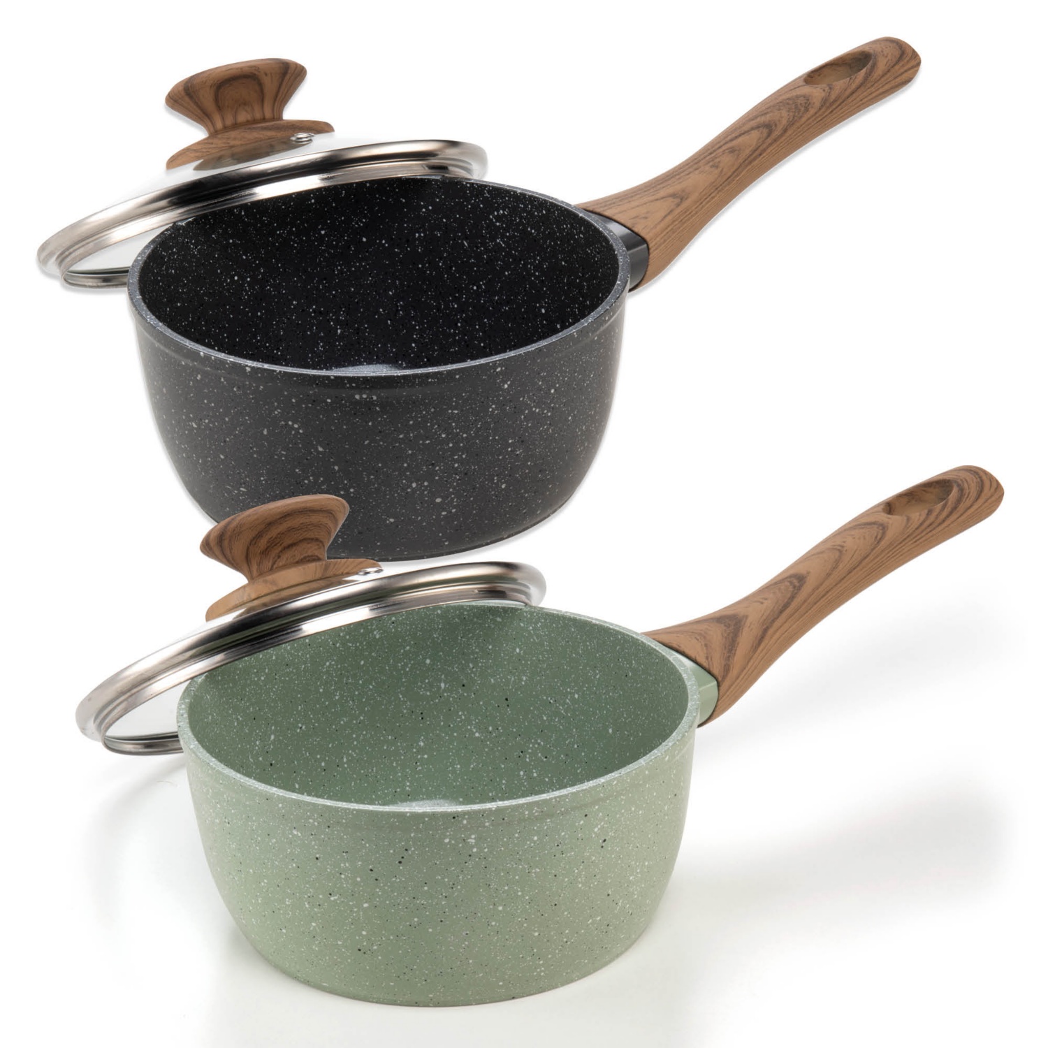 CROFTON Alumínium nyeles edény üvegfedővel, Ø 16 cm ALDI