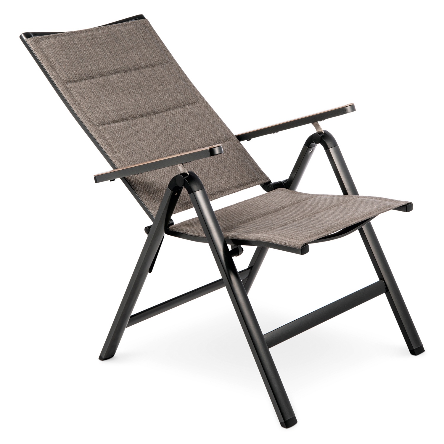 BELAVI Alu Klappsessel, Grau, Beige HOFER