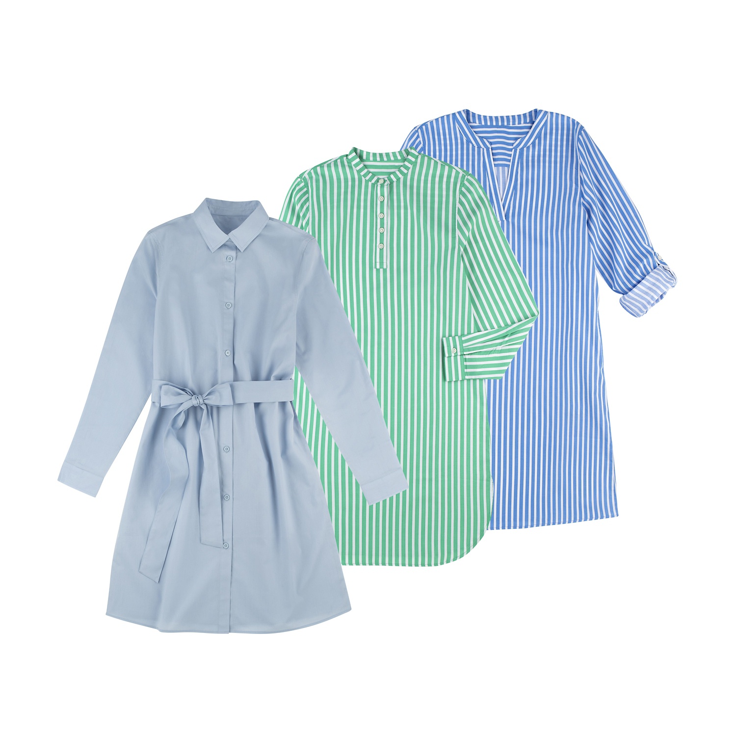 BLUE MOTION Damen Maritimes Shirt Kleid