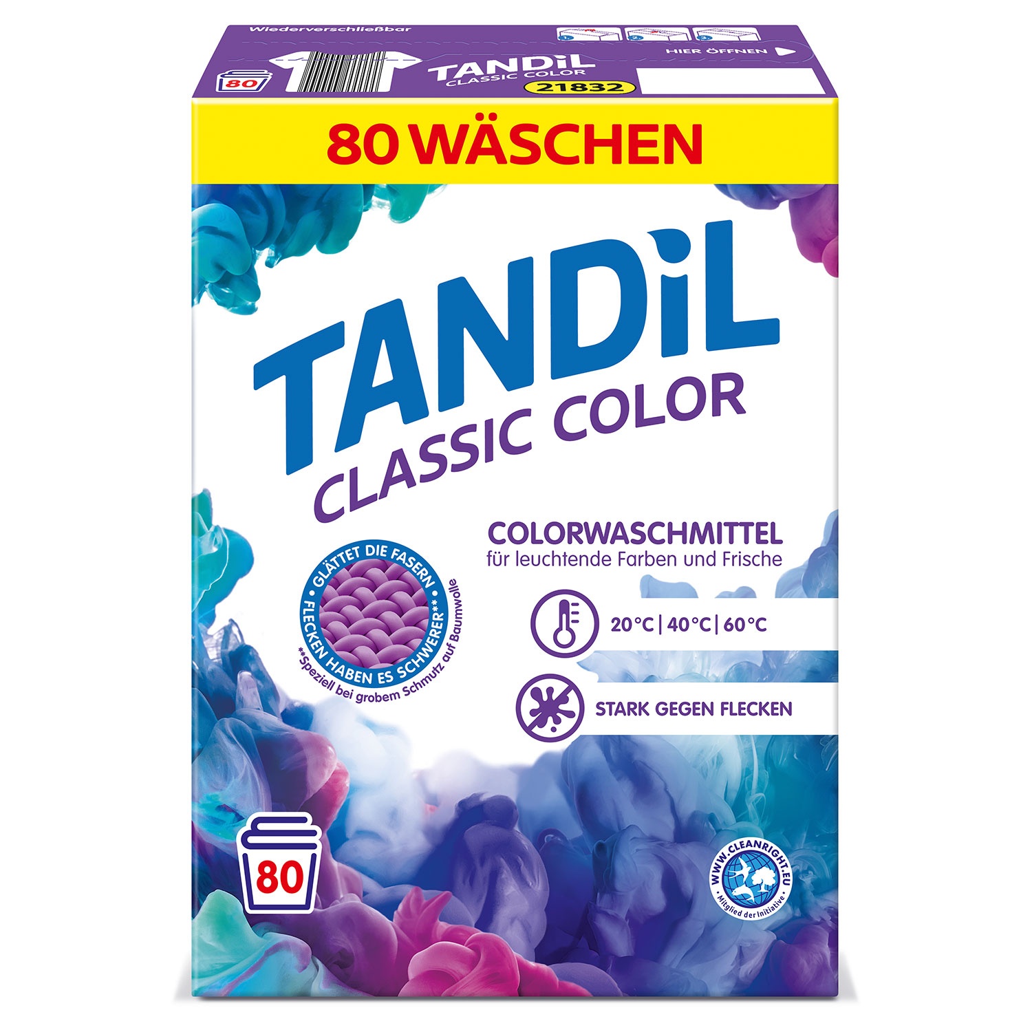 TANDIL Classic Colorwaschmittel, 80 WL