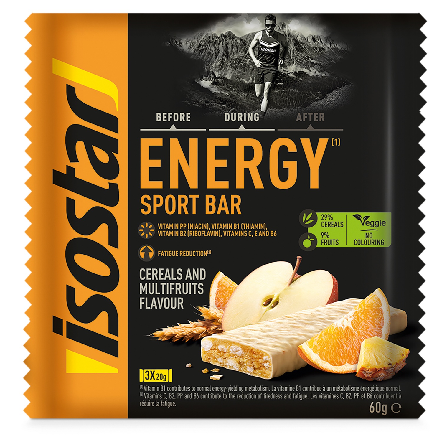 ISOSTAR High Energy Riegel, Multifrucht