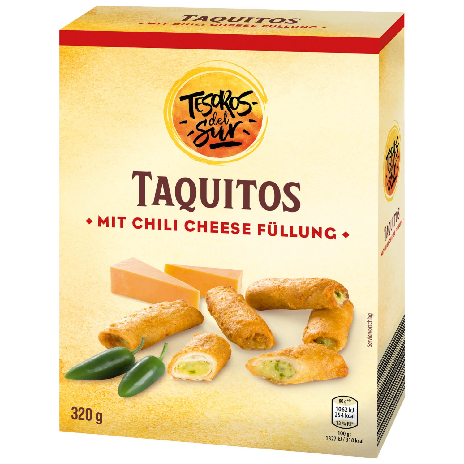 BIENVENIDO MEXIKO Taquitos, Chilli Cheese
