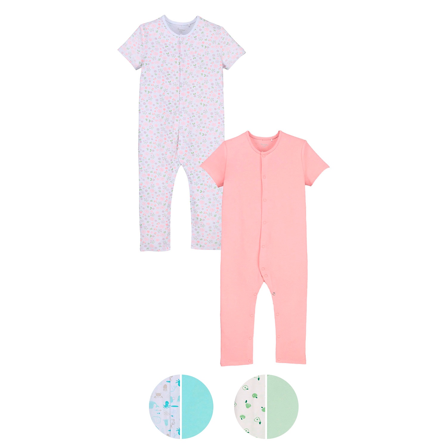 IMPIDIMPI Baby Schlafoveralls, 2er-Set | ALDI SÜD