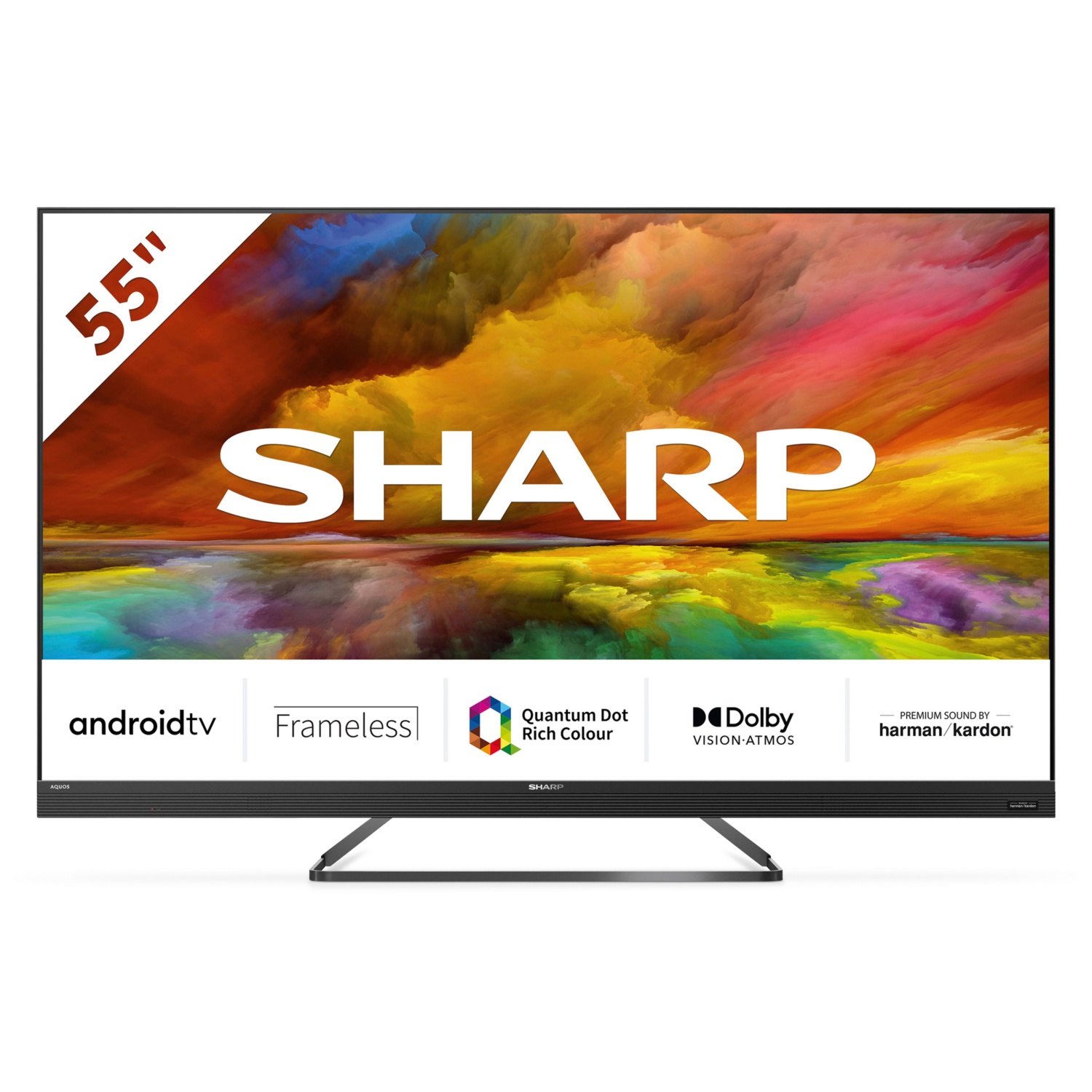SHARP 4K Ultra HD Quantum Dot Android Smart-TV 55“ (139 cm) EQ3EA