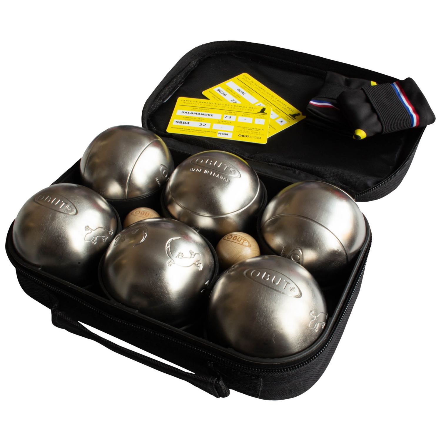 JEU DE 6 BOULES DE PETANQUE LOISIR 100