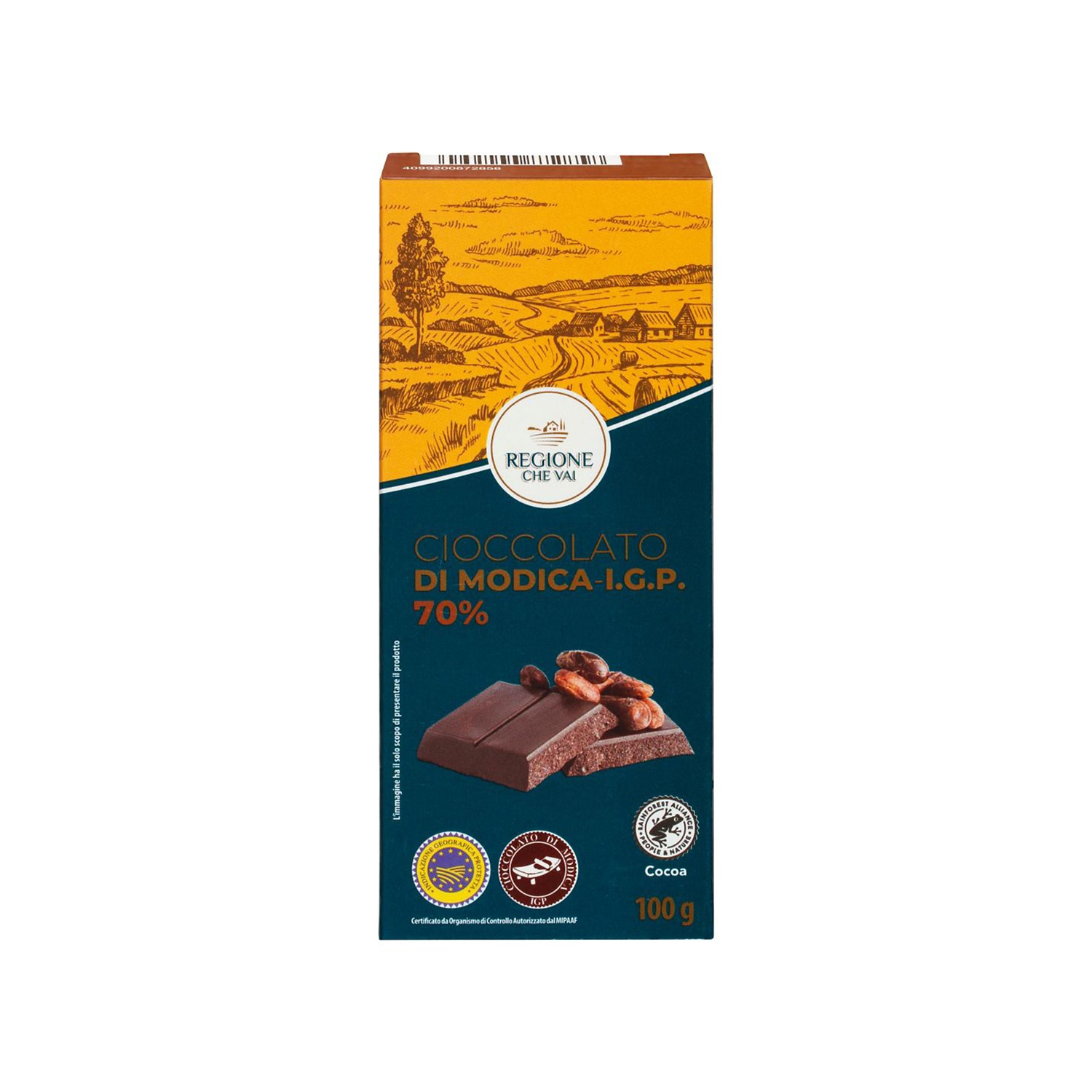 REGIONE CHE VAI Cioccolato di Modica fondente al 70%