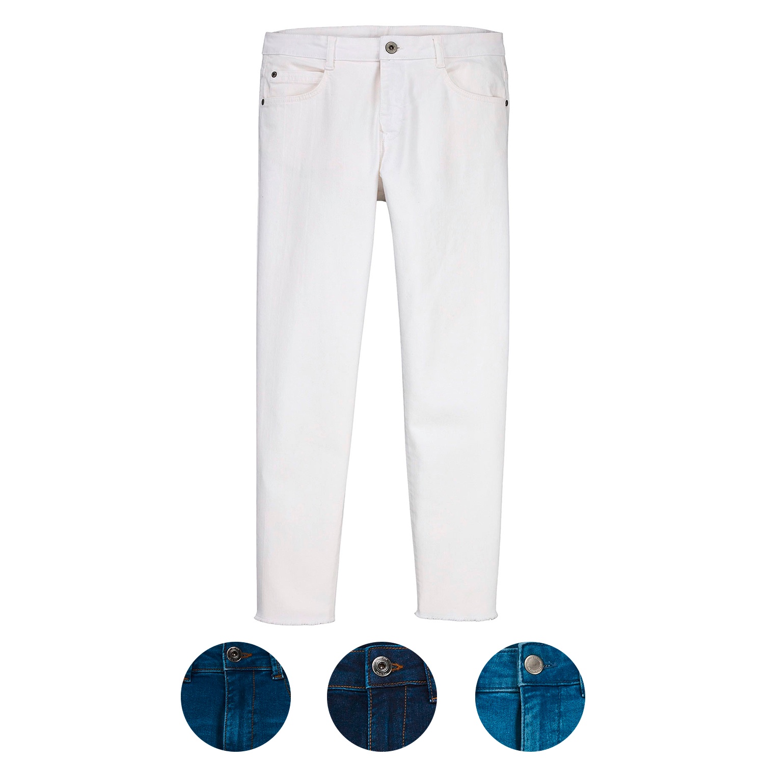 BLUE MOTION Damen Cropped-Jeans oder Capri-Jeans
