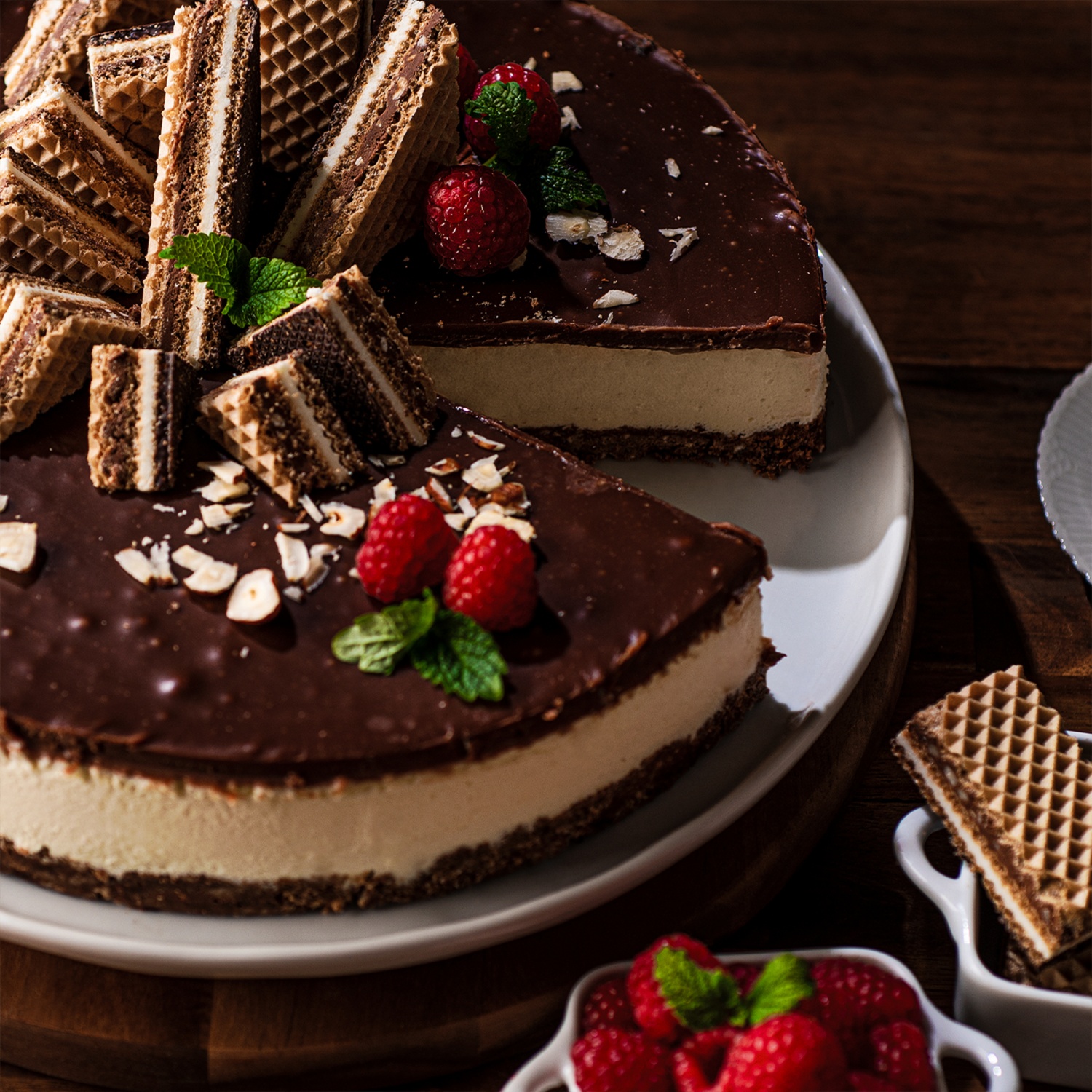No Bake Knuspi-Cheesecake-Torte