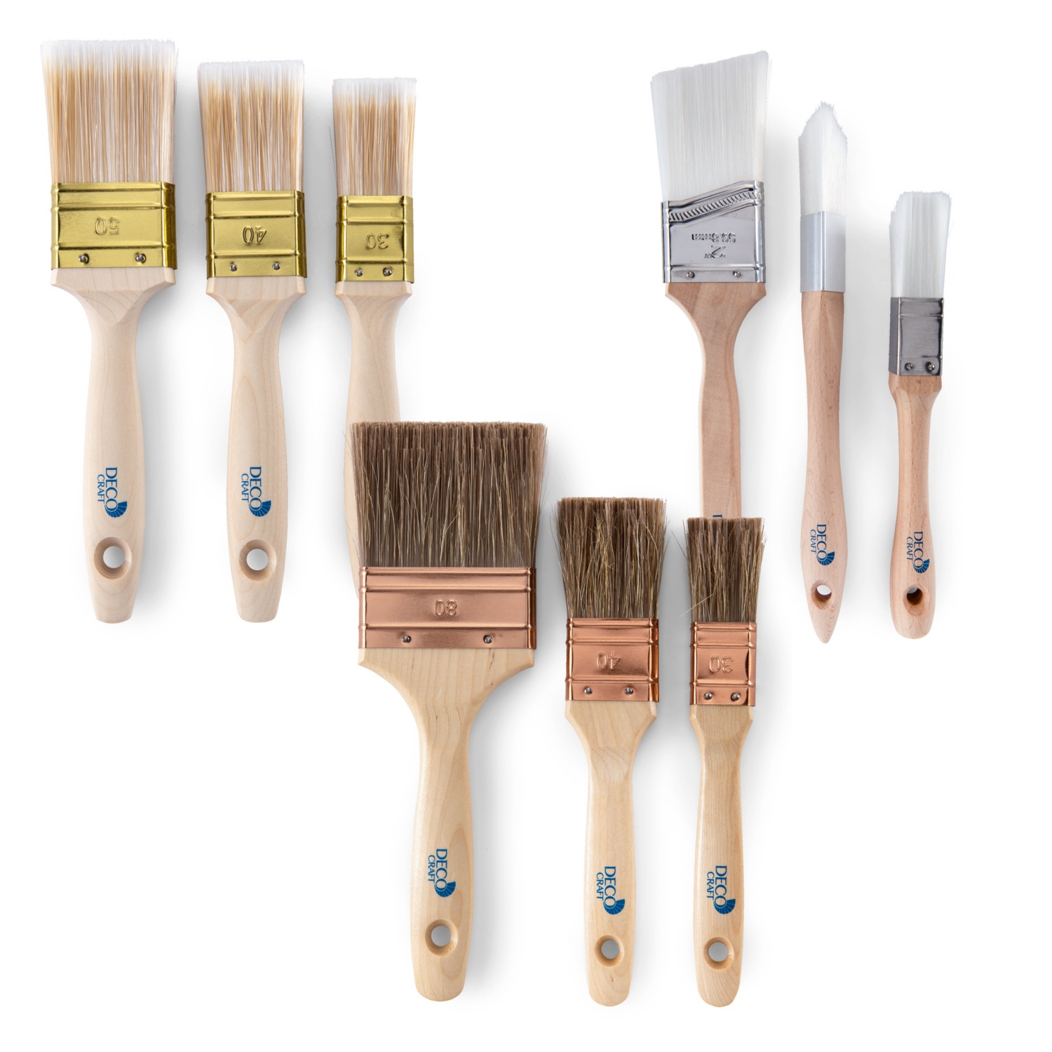 DEKO CRAF Profi Pinsel Set
