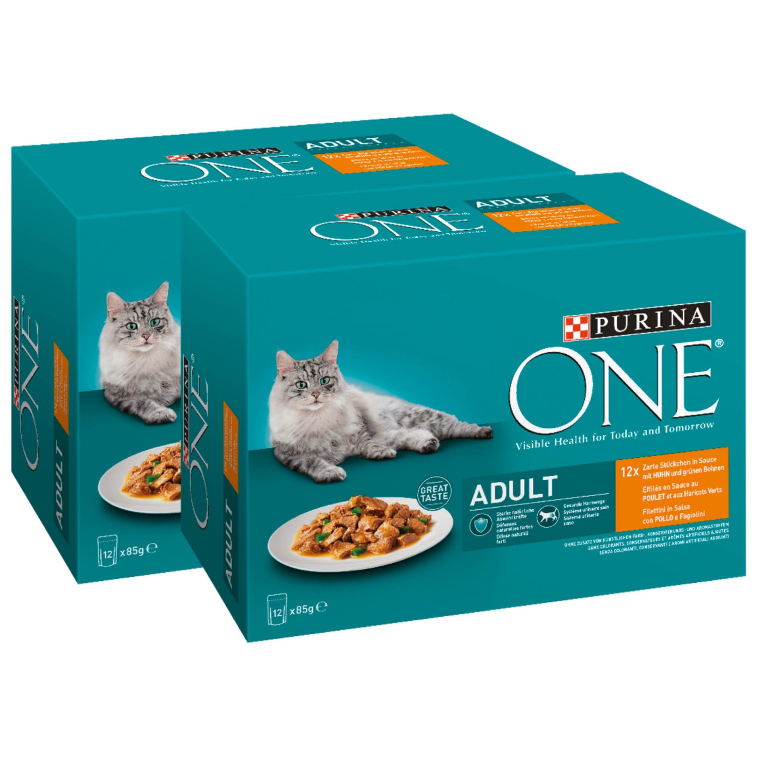 Croquettes chat Purina One Adult Poulet 