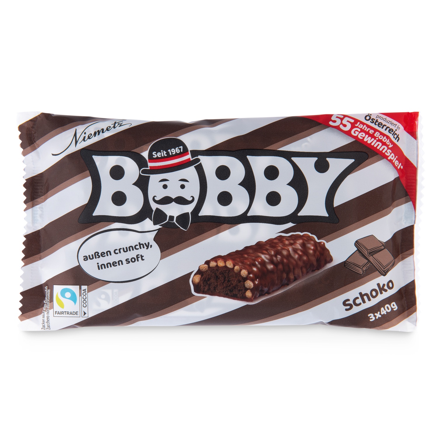 Bobby-Riegel, Schokolade
