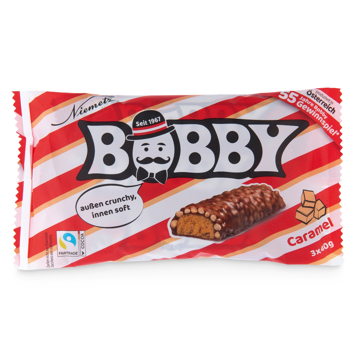 Bobby-Riegel, Karamell