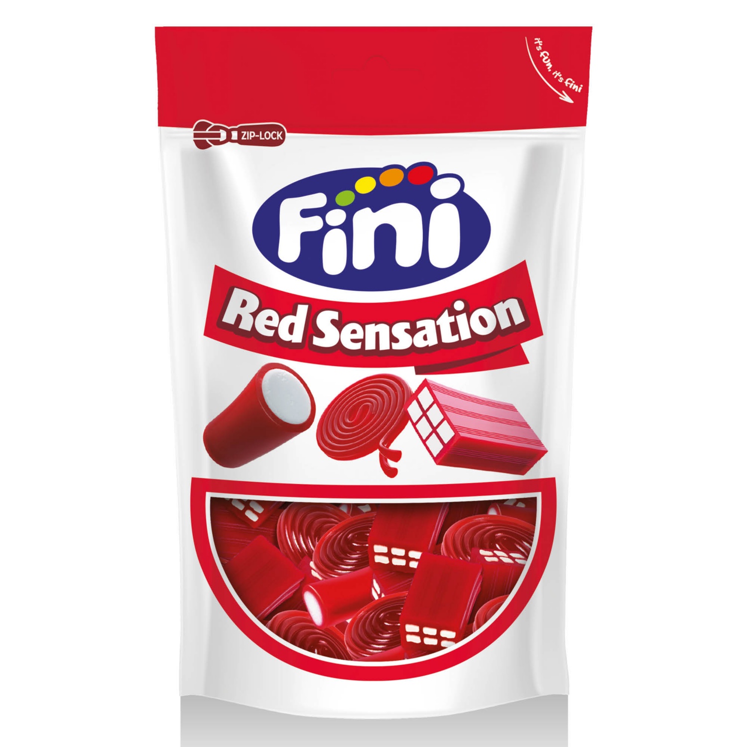 FINI Gumicukorka, Red Sensation, 150 g