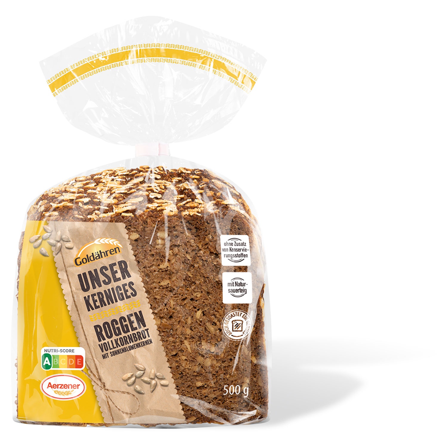 GOLDÄHREN Kerniges Roggenvollkornbrot 500 g | ALDI SÜD