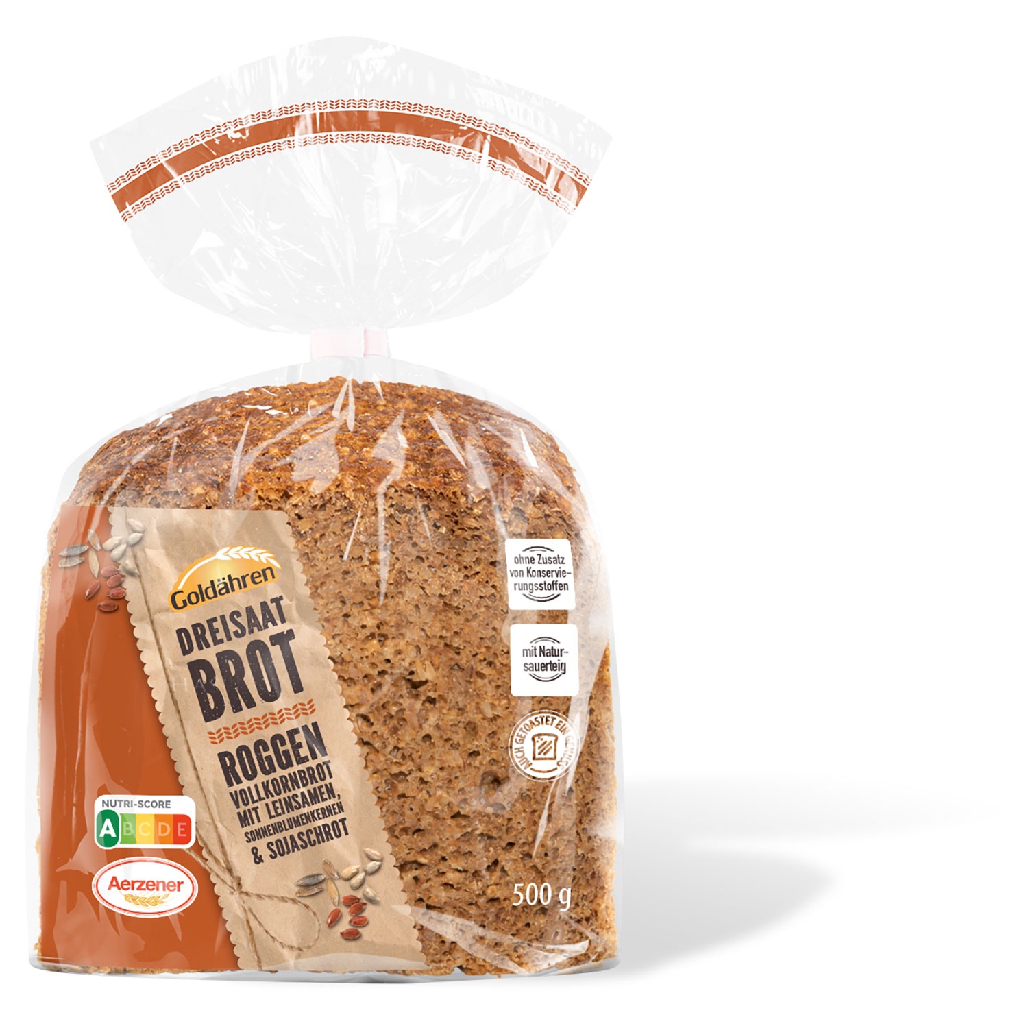 GOLDÄHREN Kerniges Roggenvollkornbrot 500 g | ALDI SÜD
