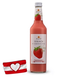 RIQUET Eierlikörvariationen, Erdbeere