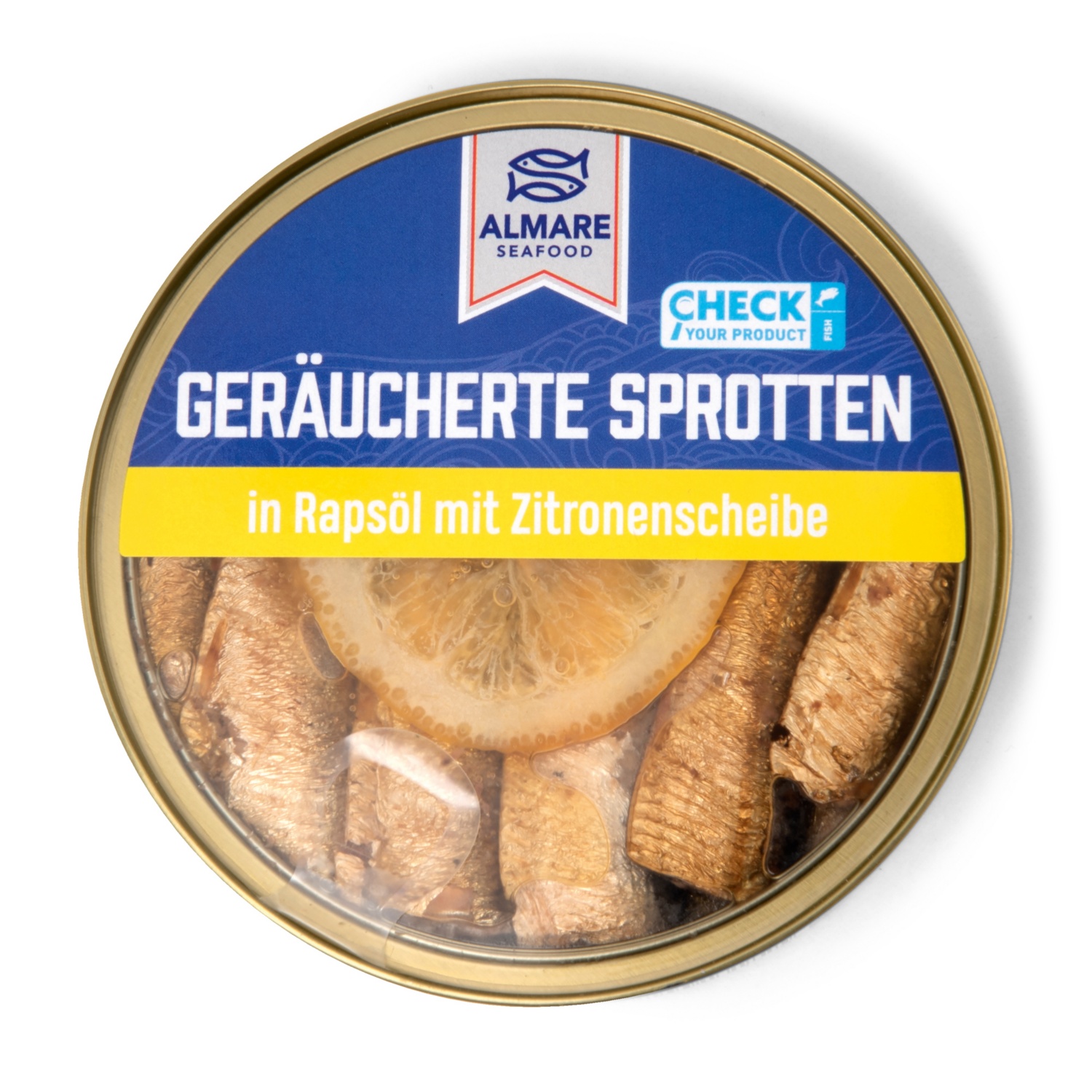 ALMARE SEAFOOD Geräucherte Sprotten, Zitrone