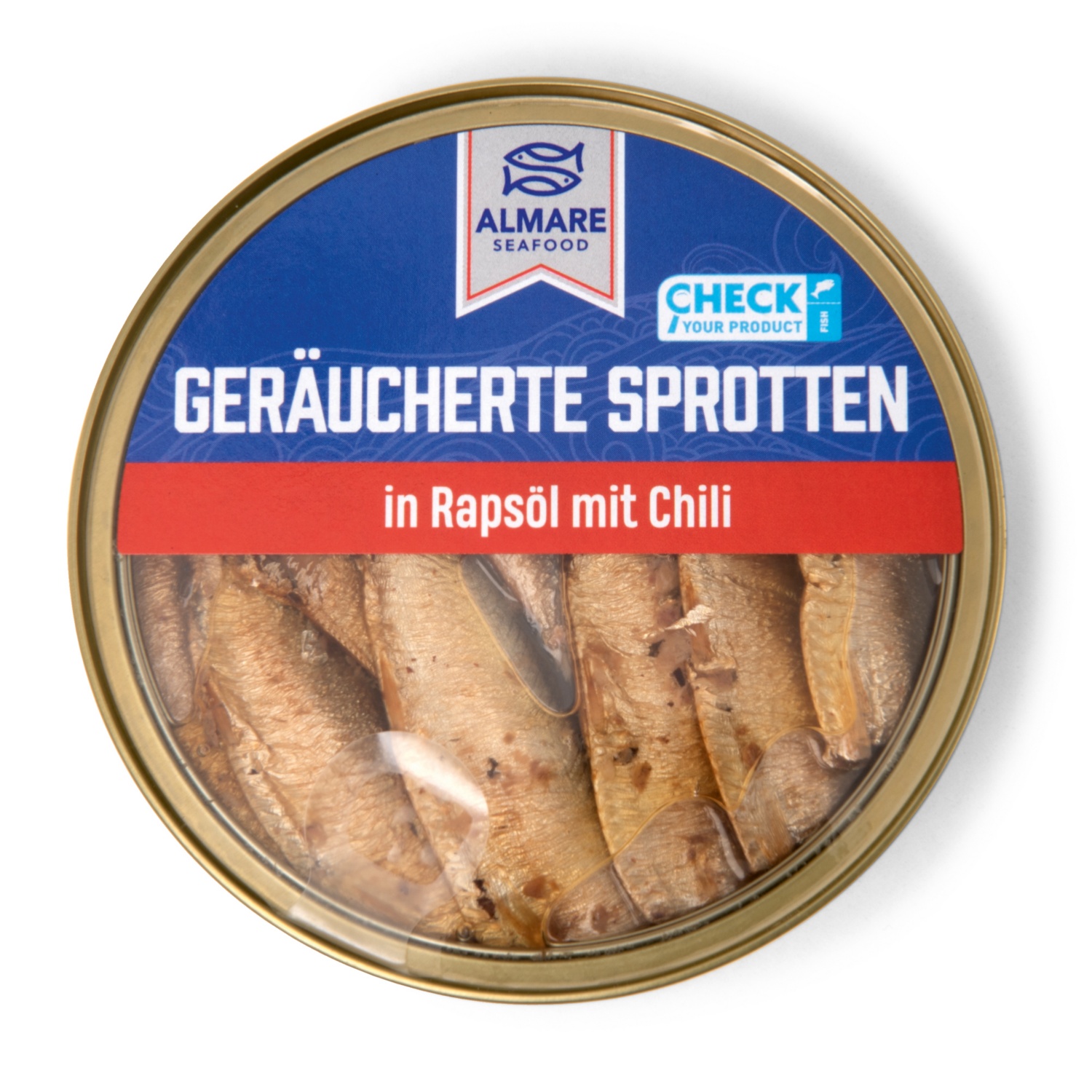 ALMARE SEAFOOD Geräucherte Sprotten, Chili