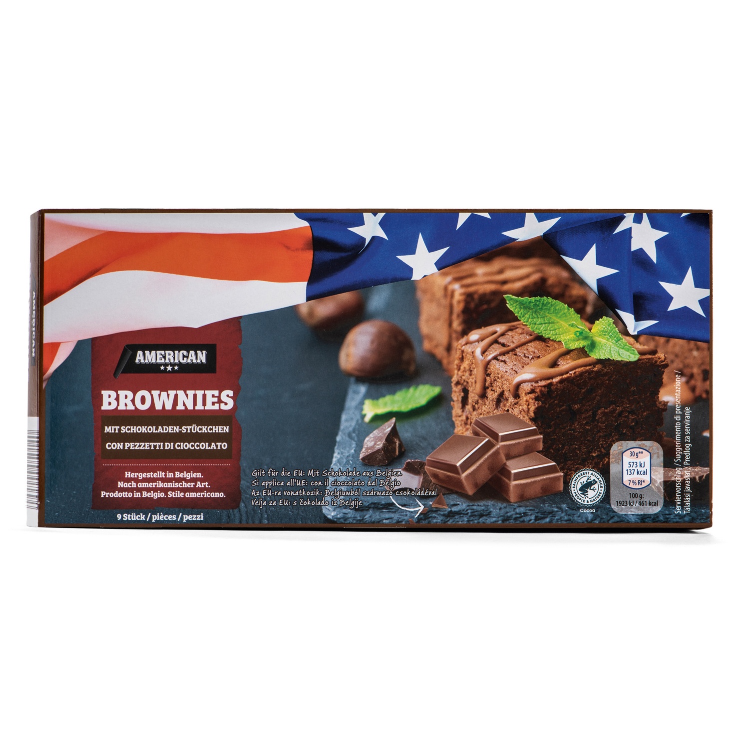 AMERICAN Brownies, Schoko