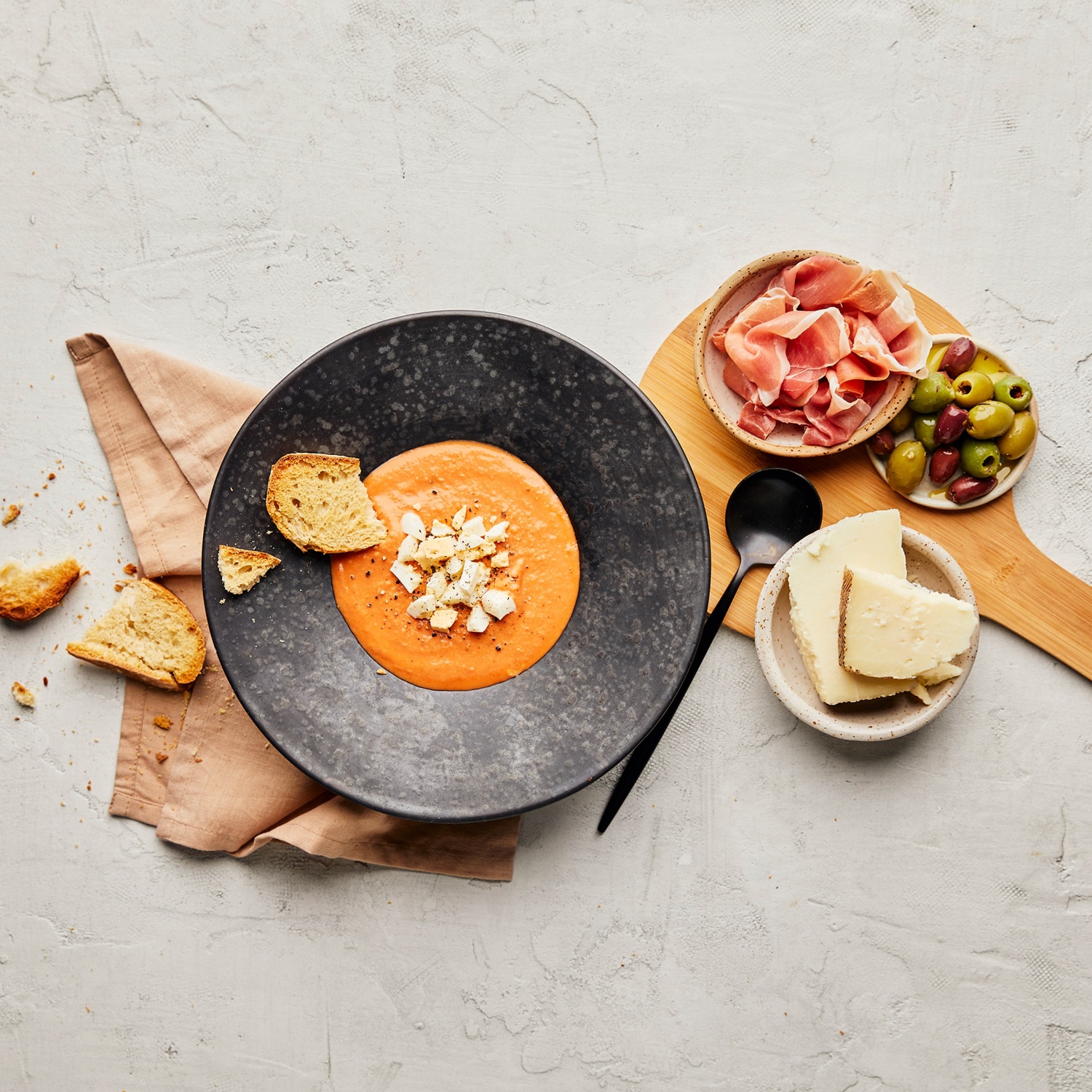 Salmorejo (Andalusische kalte Suppe)