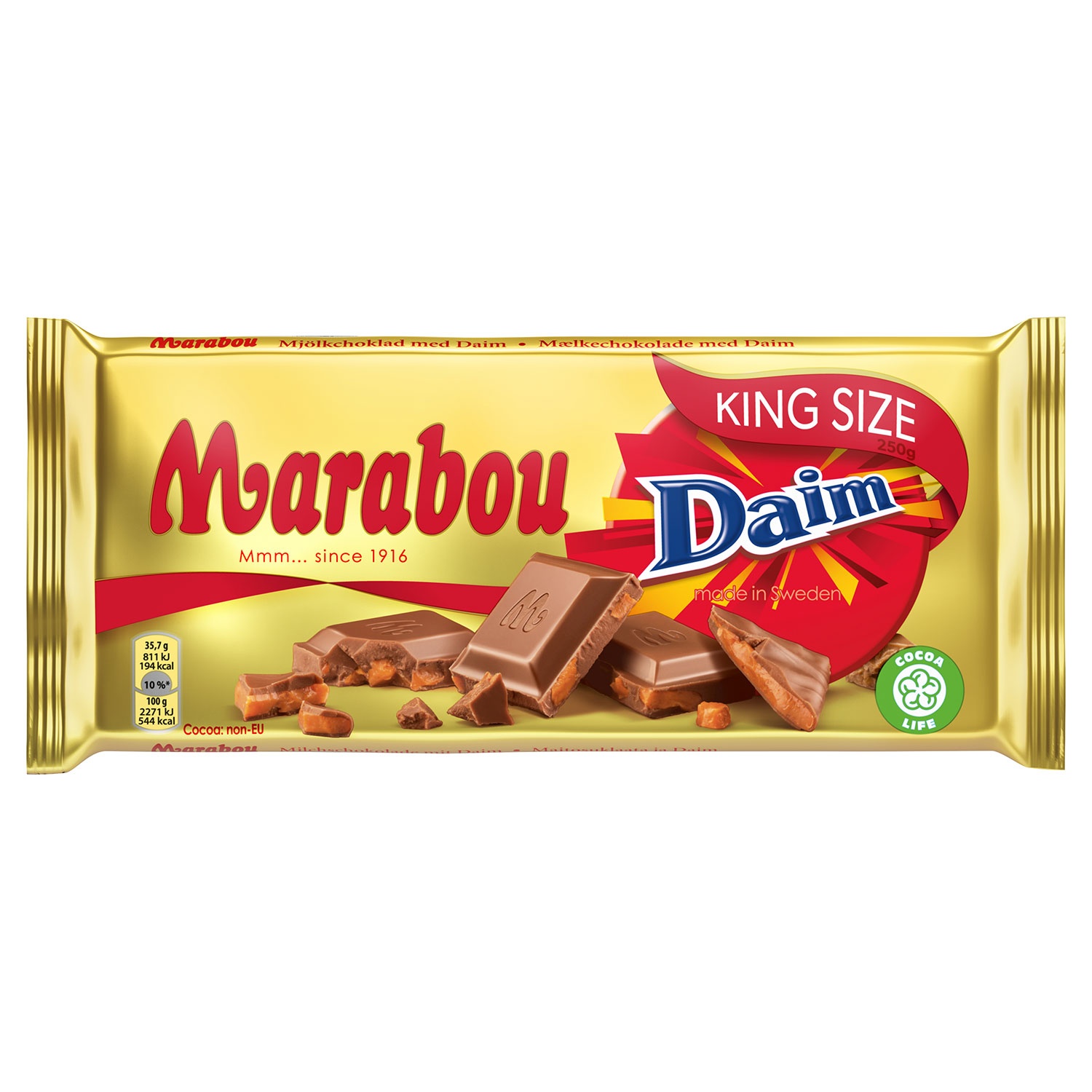 Вафли в Молочном шоколаде Marabou