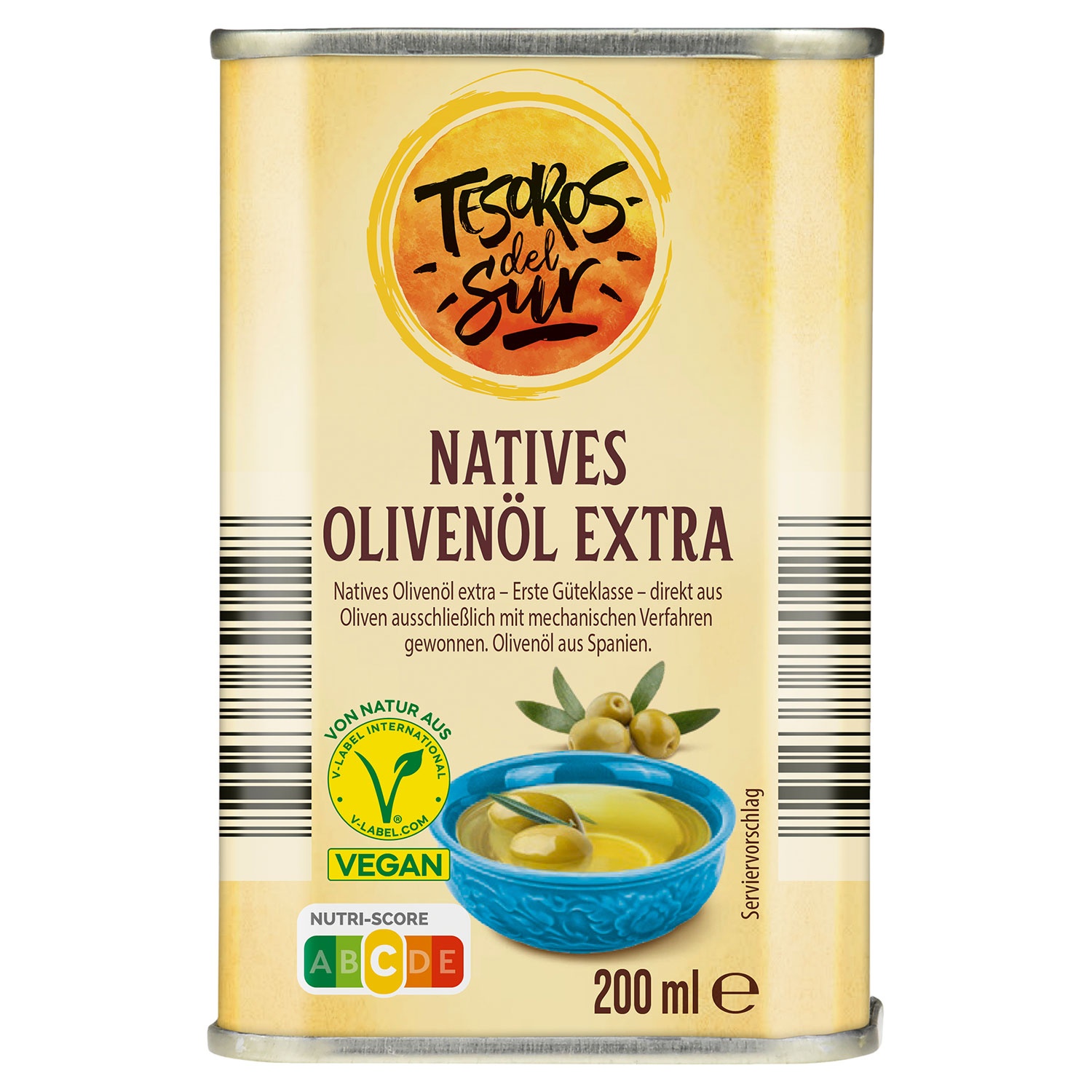 TESOROS DEL SUR Natives Olivenöl extra 200 ml
