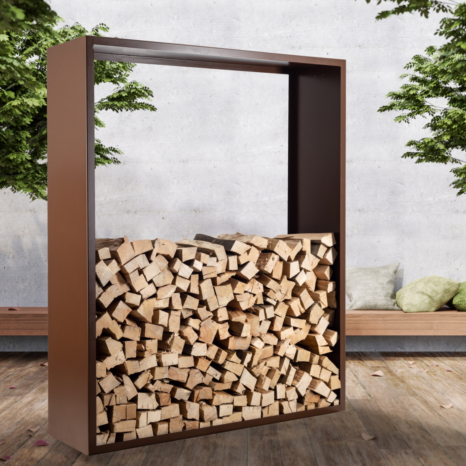 NOUVEL Étagère pour bois de cheminée Nova 150 XL