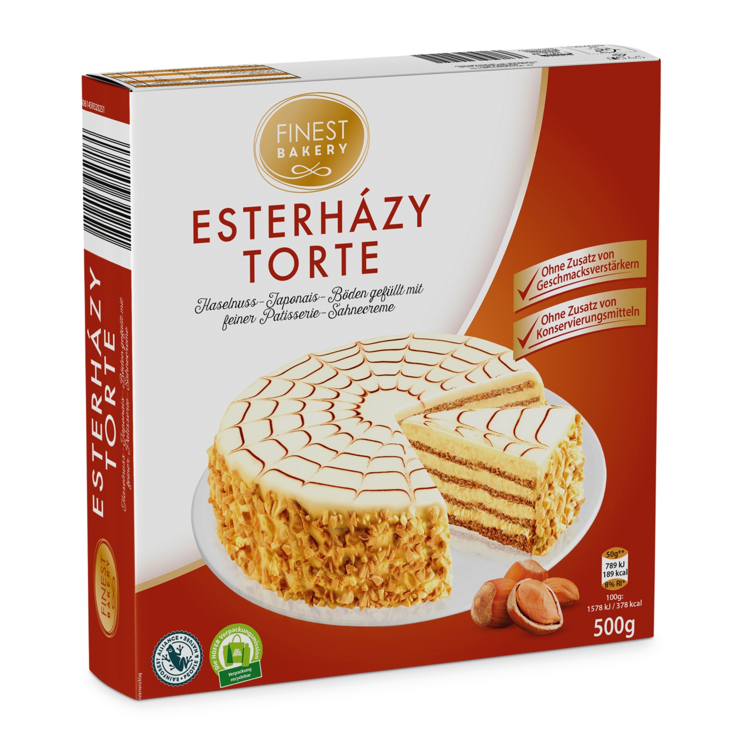 FINEST BAKERY Torta, Esterházy