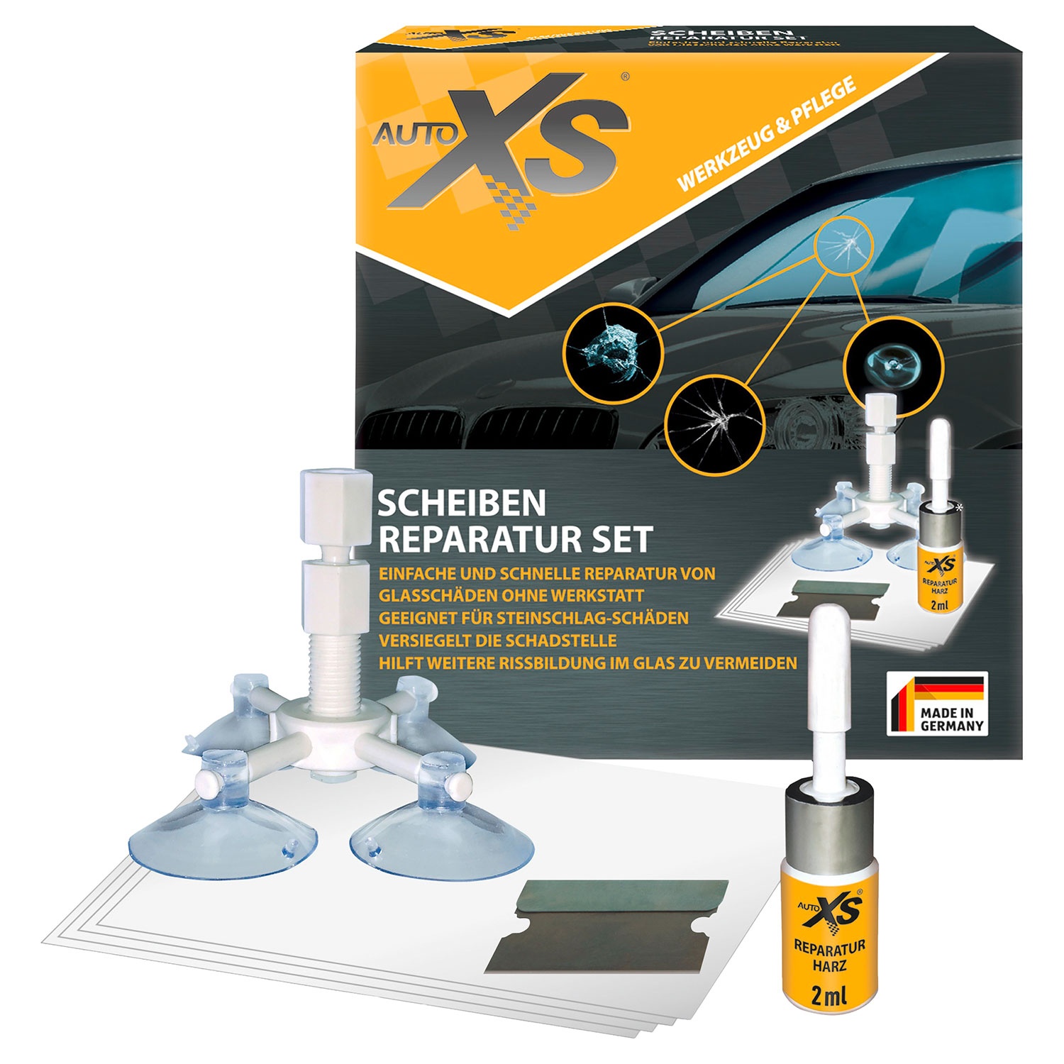 Glas Reparatur Set Auto Frontscheibe Harz