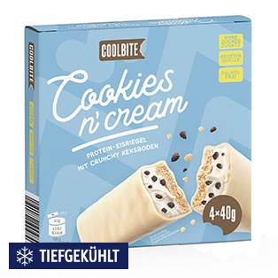 Proteineisriegel, Cookies and Cream