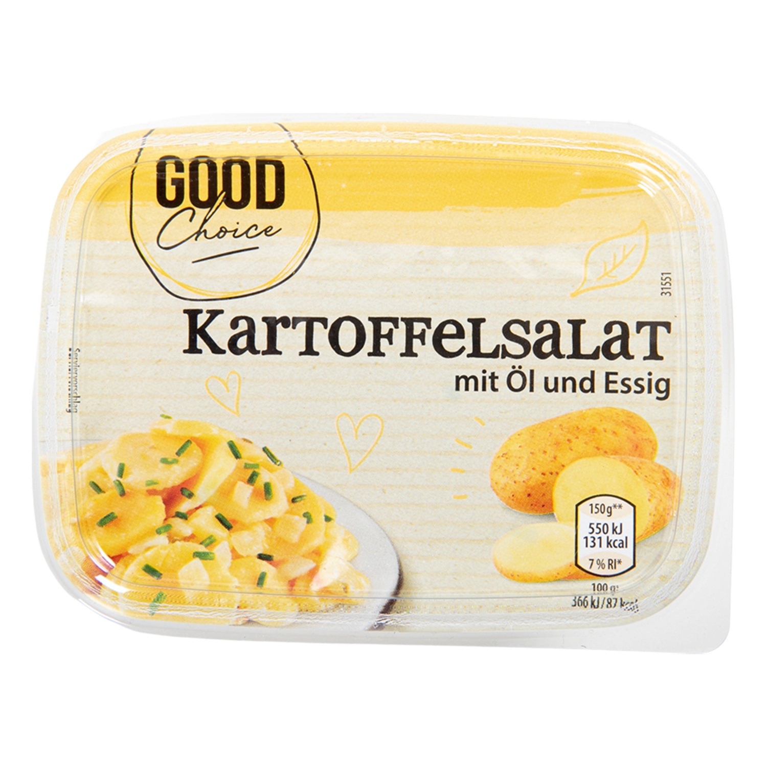 GOOD CHOICE Kleine Marinierte Salate, Kartoffel/Essig-Öl