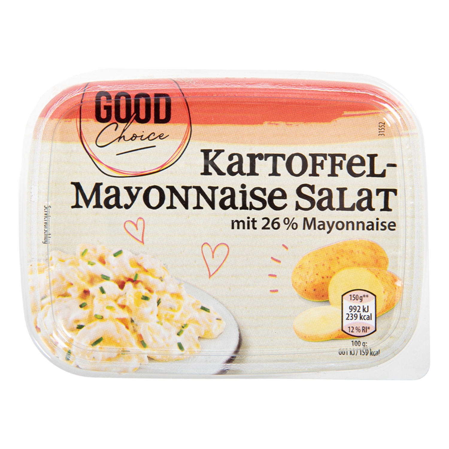 GOOD CHOICE Kleine Marinierte Salate, Kartoffel/Mayonnaise