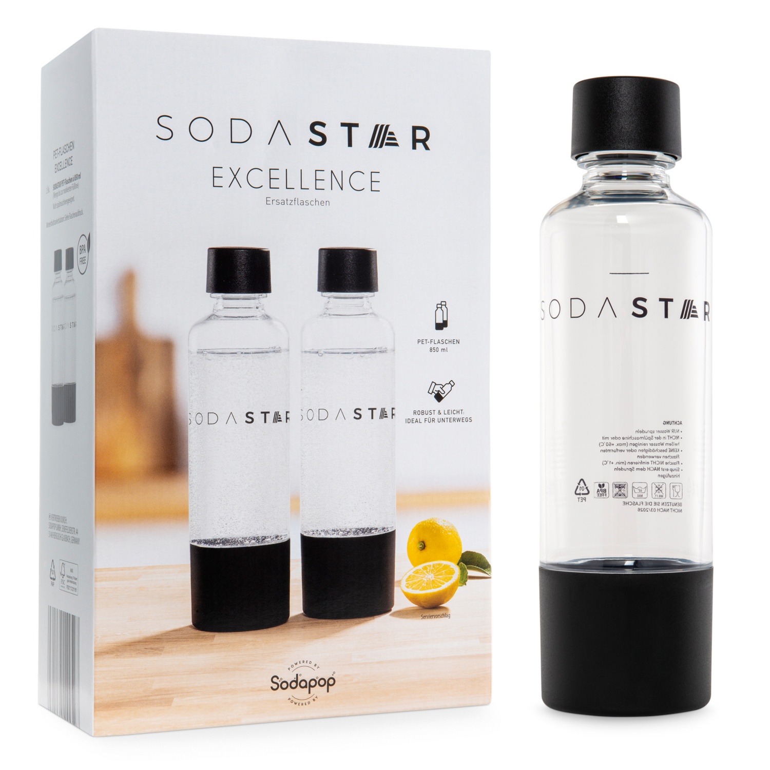 SODA STAR Ersatzflaschen-Sortiment