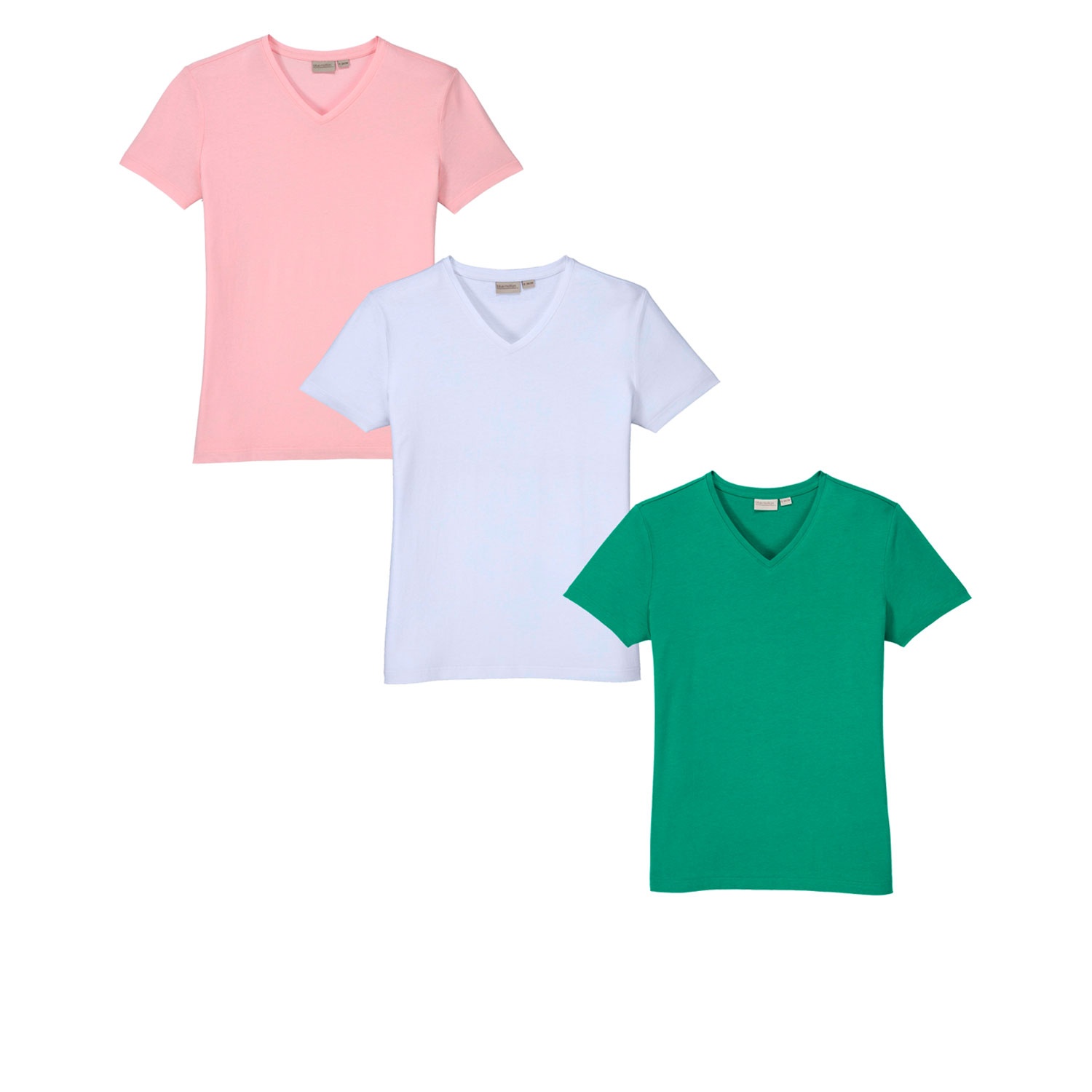 MOTION SÜD BLUE | ALDI 3er-Set Damen T-Shirts,