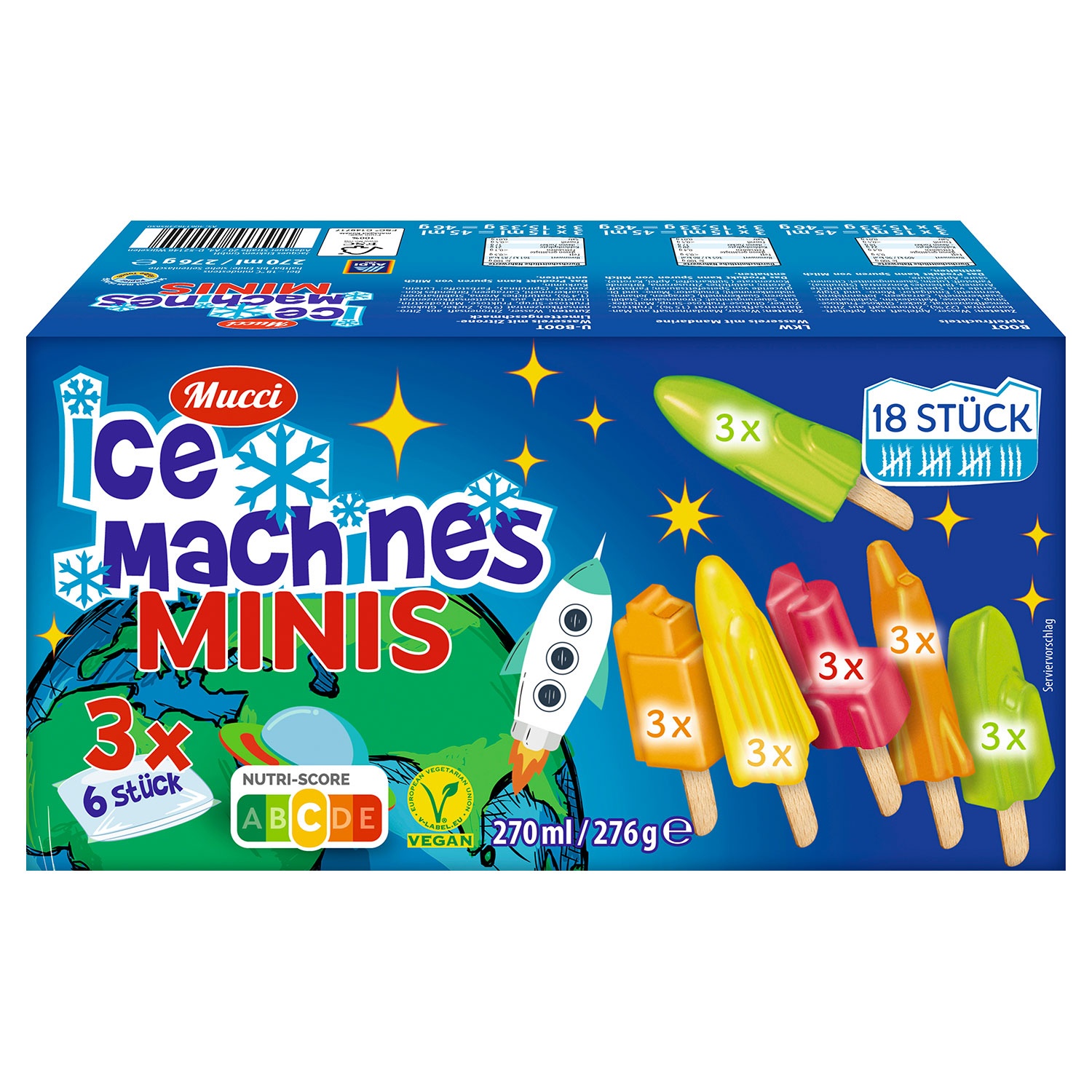 MUCCI Ice Machines Minis 270 ml