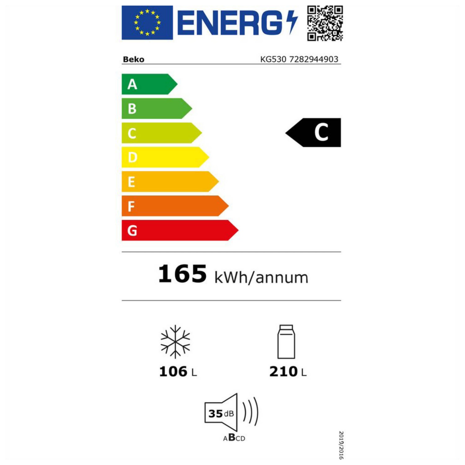 BEKO Kühlkombi KG530