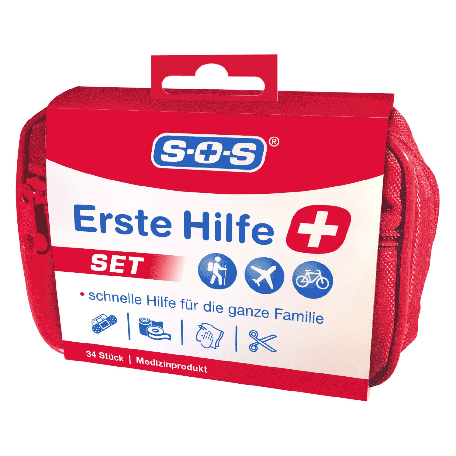 SOS® Wundversorgung Erste-Hilfe-Set, 34 tlg.