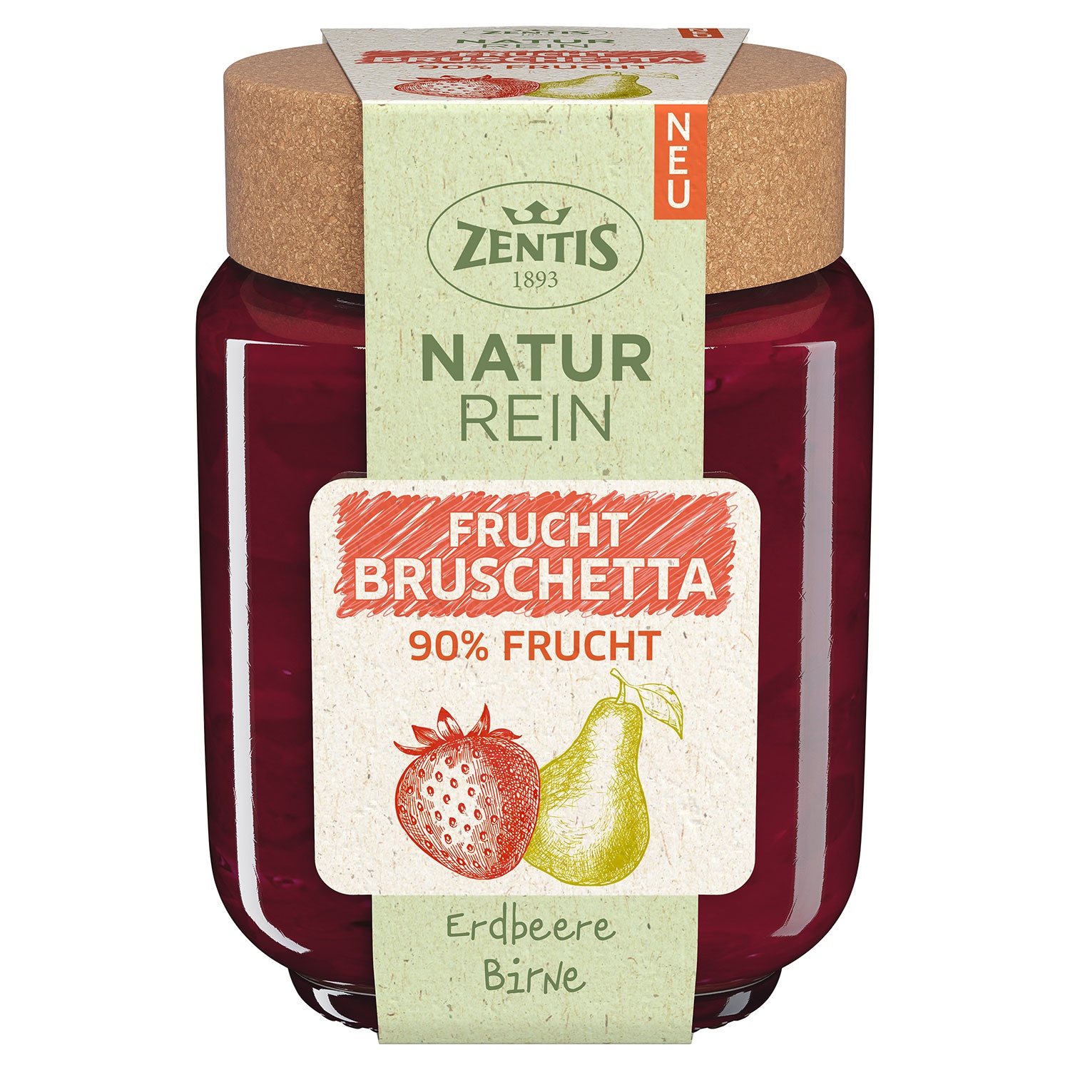 ZENTIS NaturRein 90 % Frucht-Bruschetta 200 g