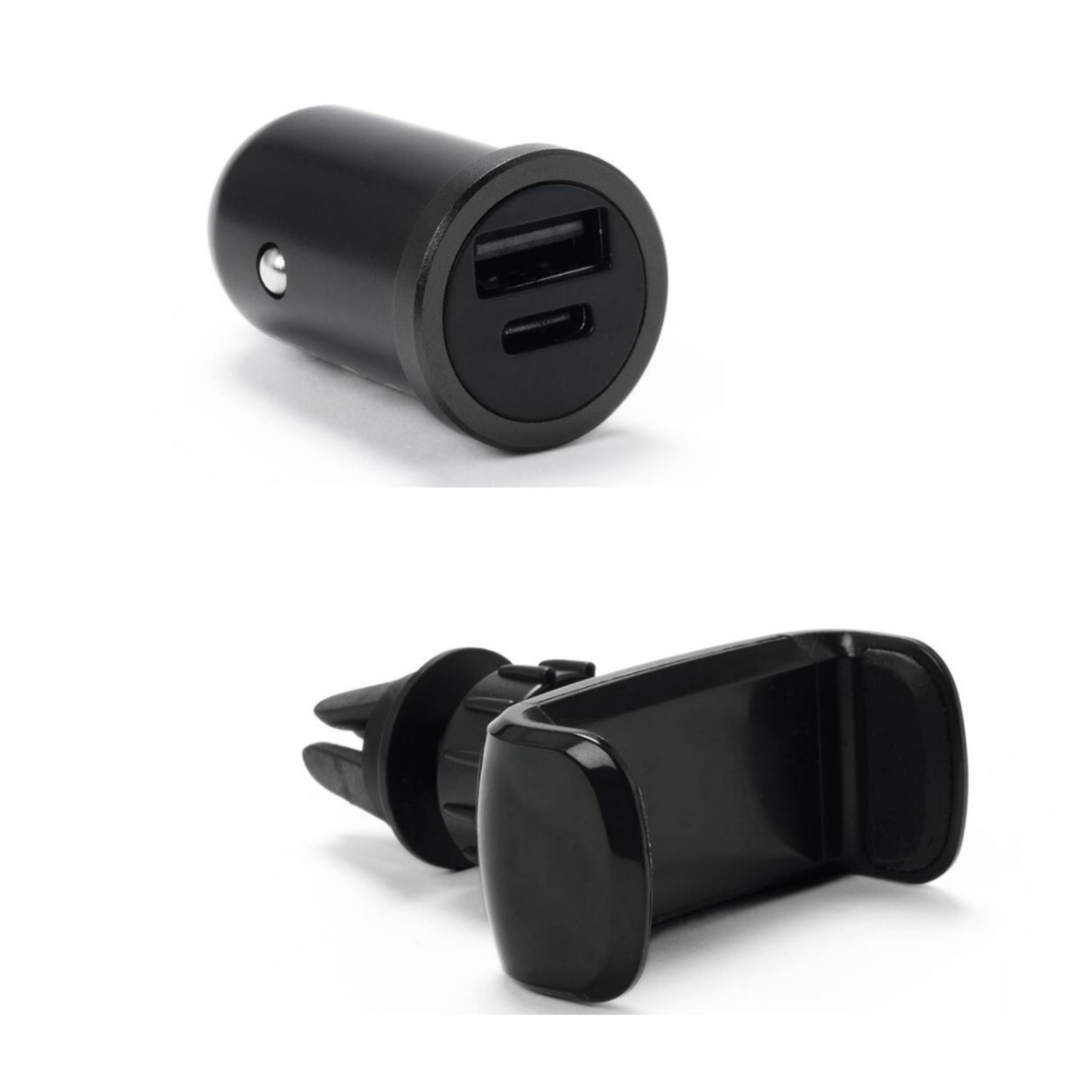 AUTO XS USB-polnilnik/držalo za pametni telefon